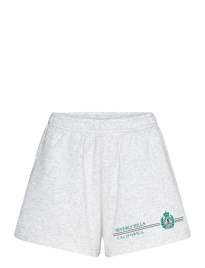 Sporty & Rich - BH Horizon Soft Disco Short - collegeshortsit - heather gray - 0