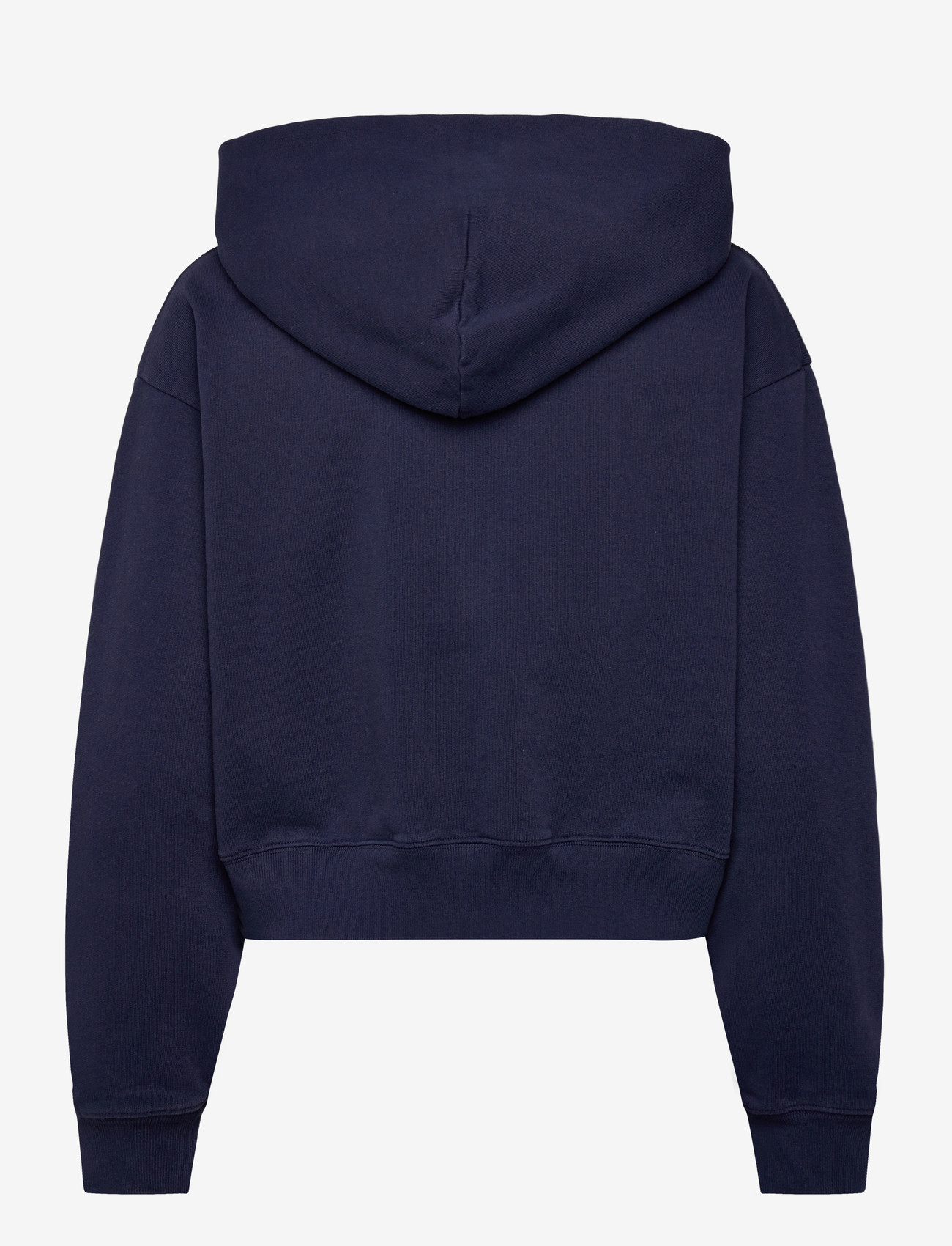 Sporty & Rich - NY Tennis Club Cropped Zip Hoodie - dressipluusid ja kapuutsiga dressipluusid - dark navy - 1
