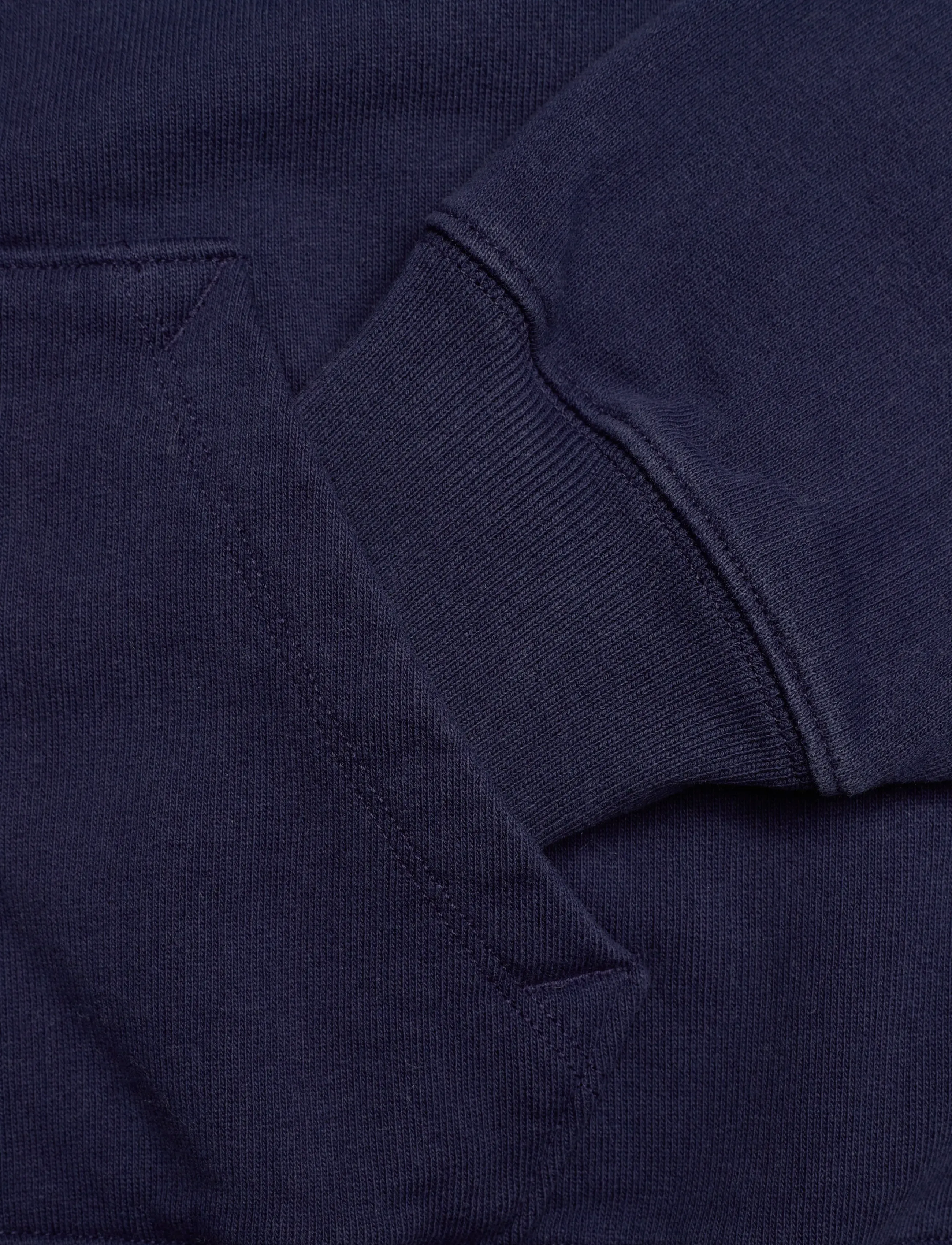 Sporty & Rich - NY Tennis Club Cropped Zip Hoodie - sweatshirts et sweats à capuche - dark navy - 3