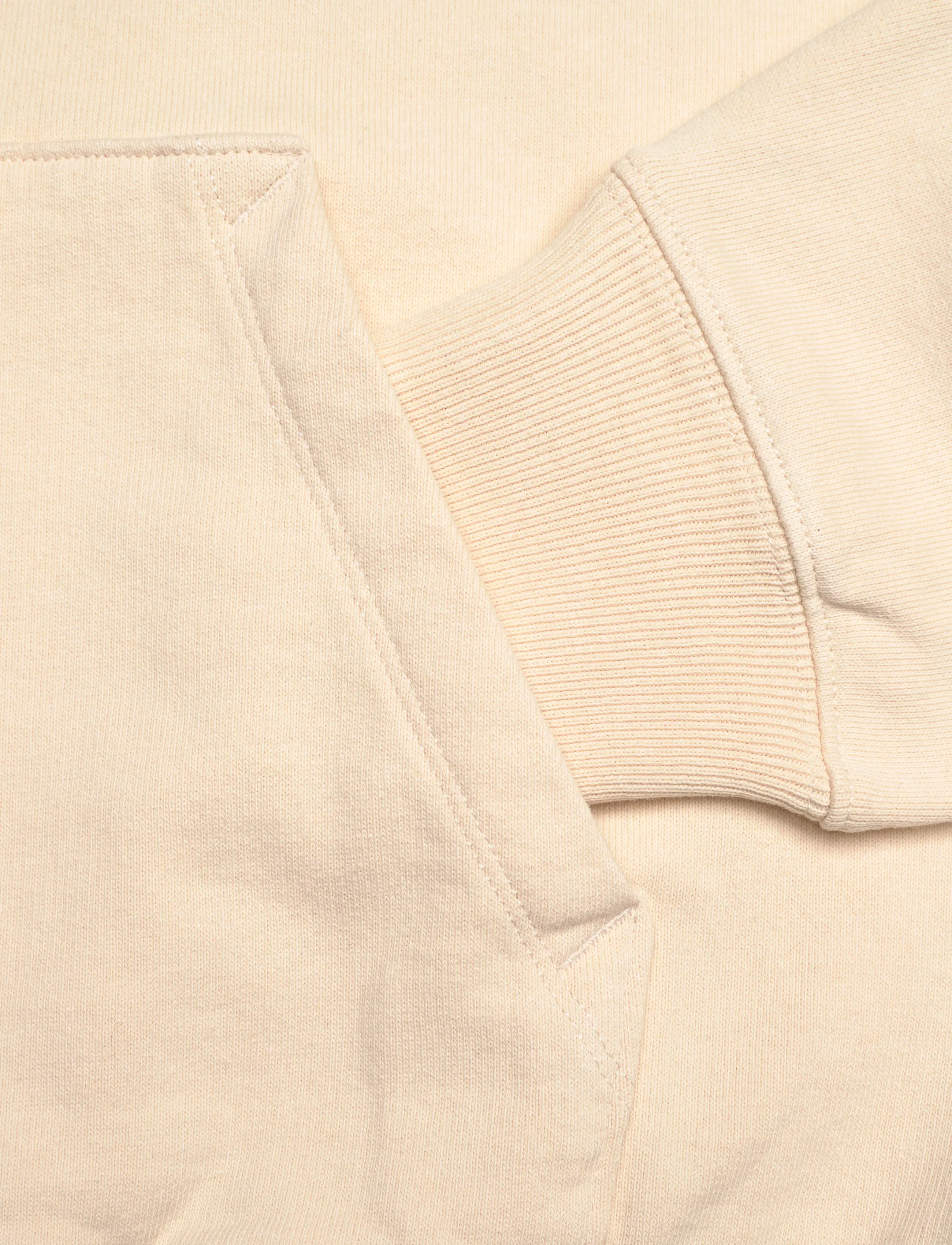 Sporty & Rich - Eden Crest Embroidered Hoodie - sweatshirts & hoodies - cream - 3