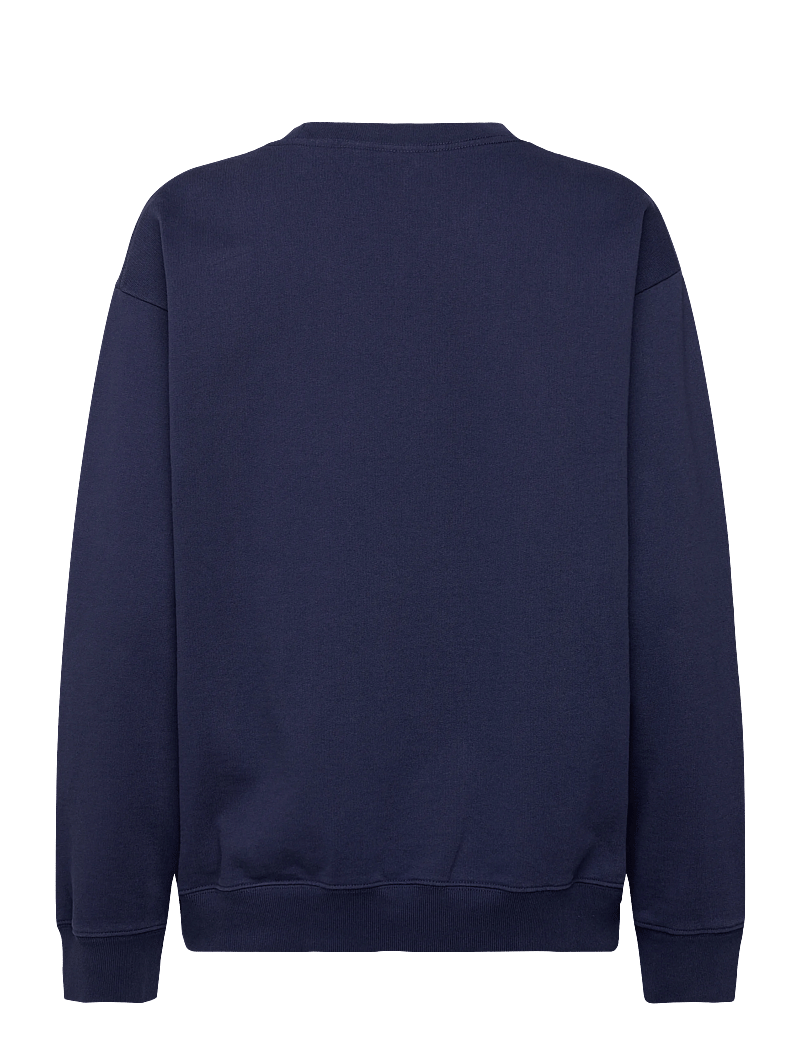 Sporty & Rich - Vendome Embroidered Crewneck - sweatshirts & hoodies - dark navy - 1