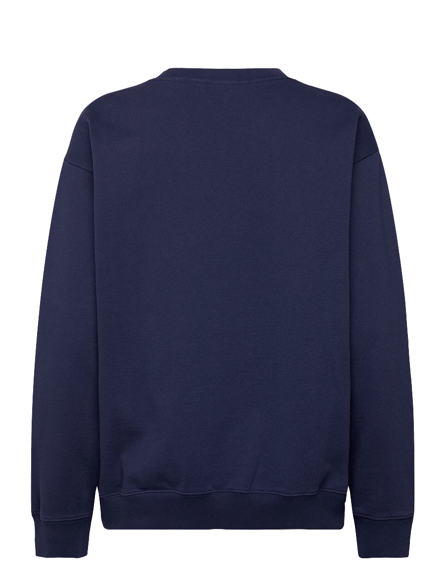 Sporty & Rich - Vendome Embroidered Crewneck - sweatshirts & hoodies - dark navy - 1