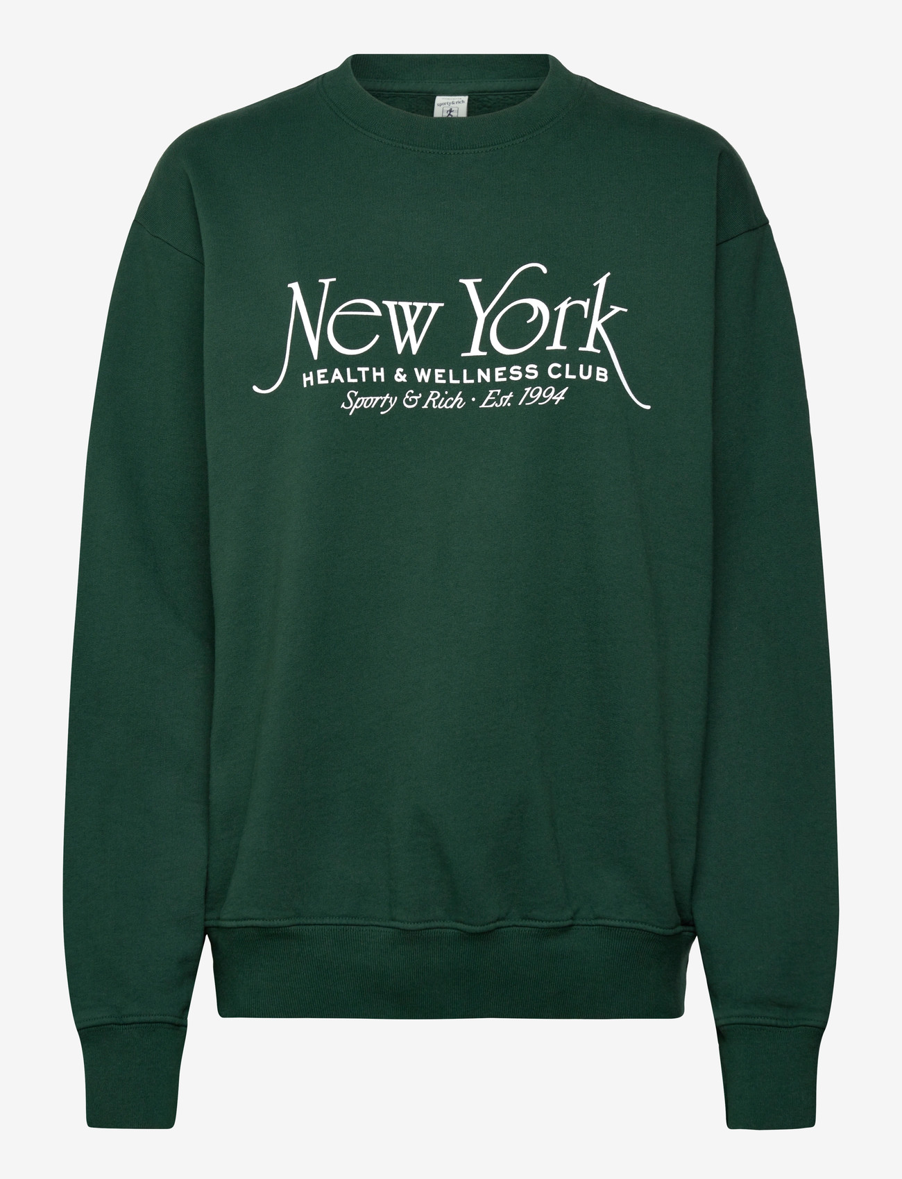 Sporty & Rich - NY94 Crewneck - sweatshirts - forest - 0