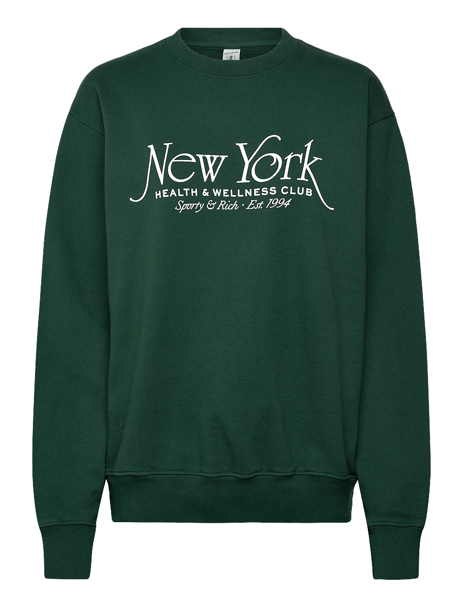 Sporty & Rich - NY94 Crewneck - forest - 0