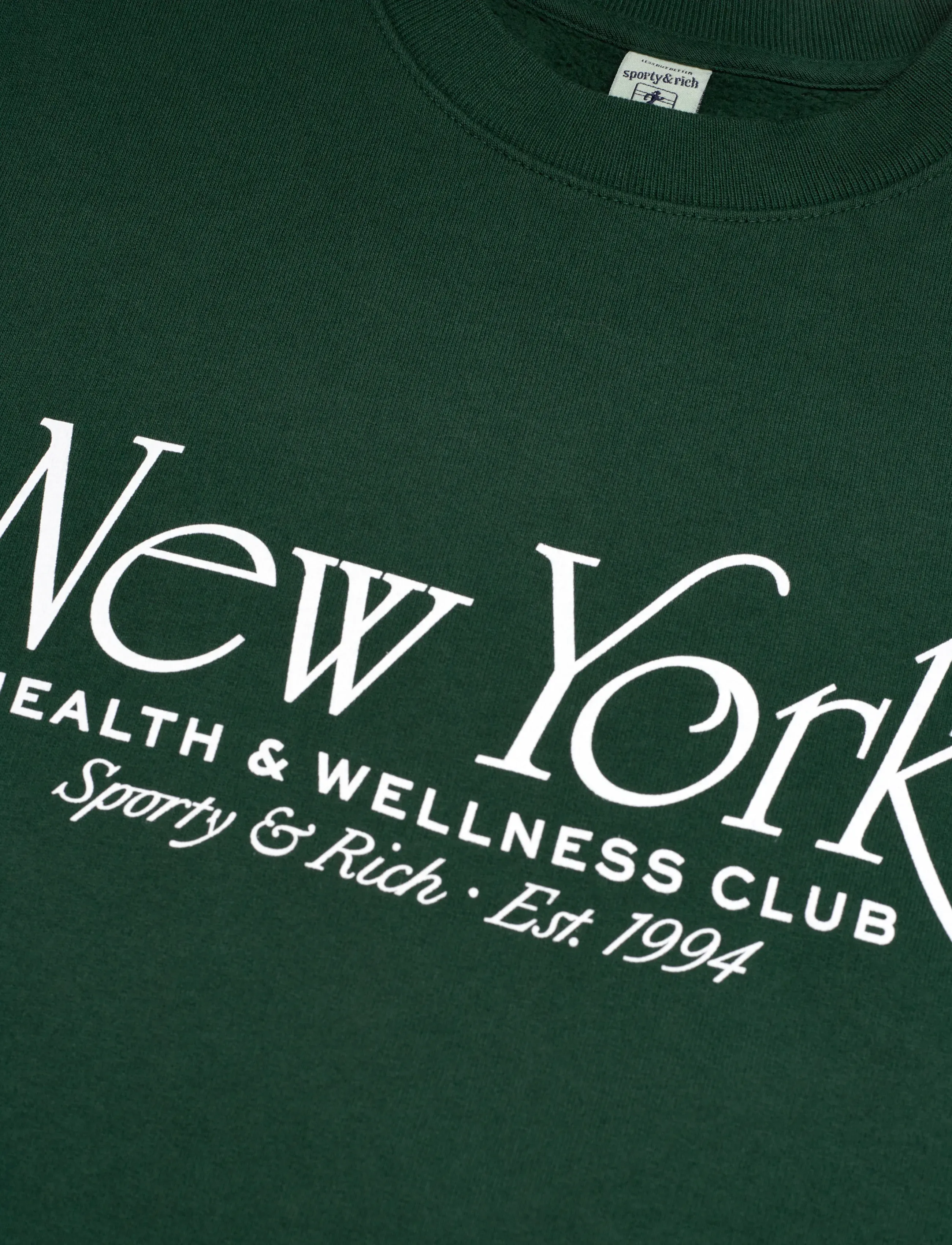 Sporty & Rich - NY94 Crewneck - forest - 2