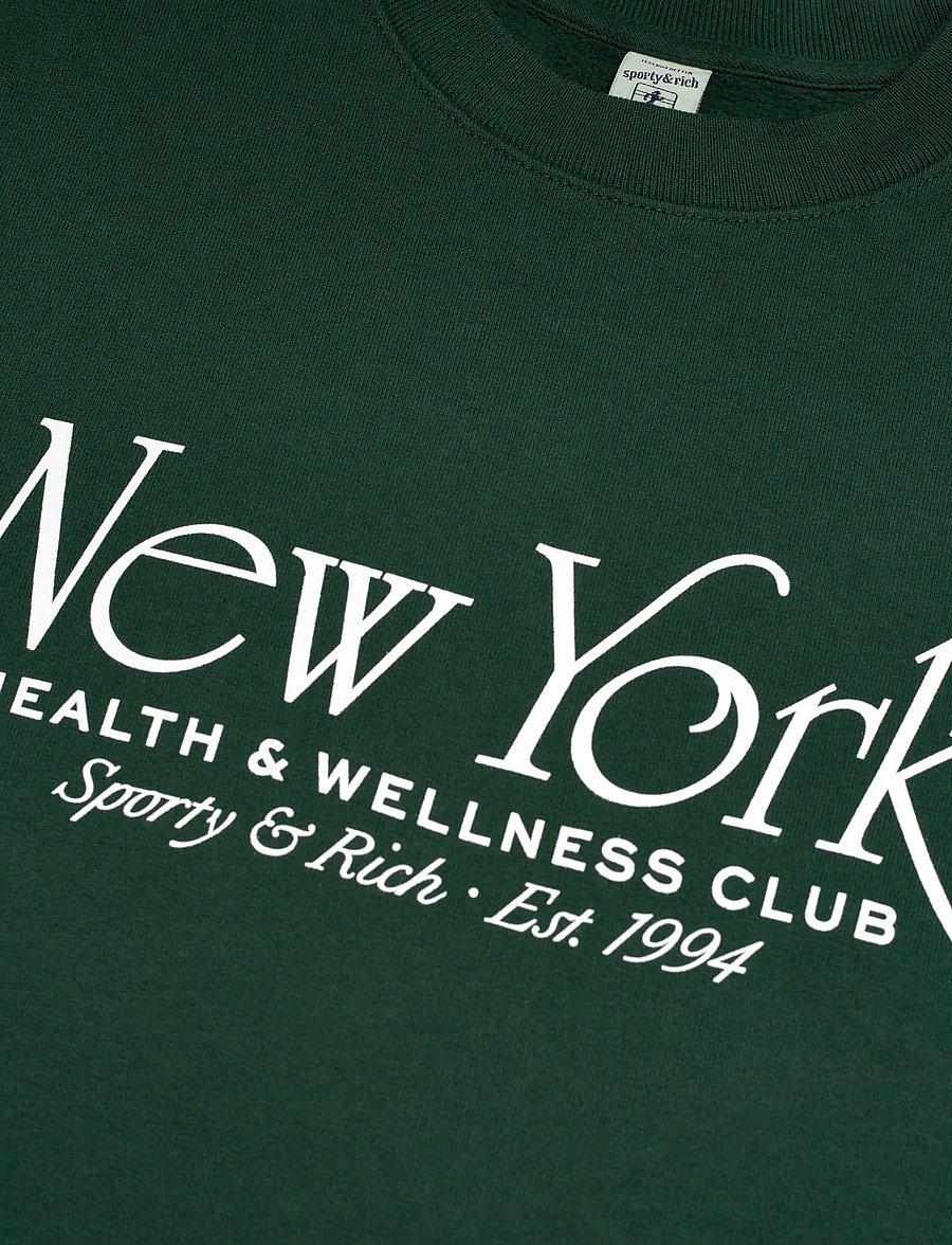 Sporty & Rich - NY94 Crewneck - forest - 2