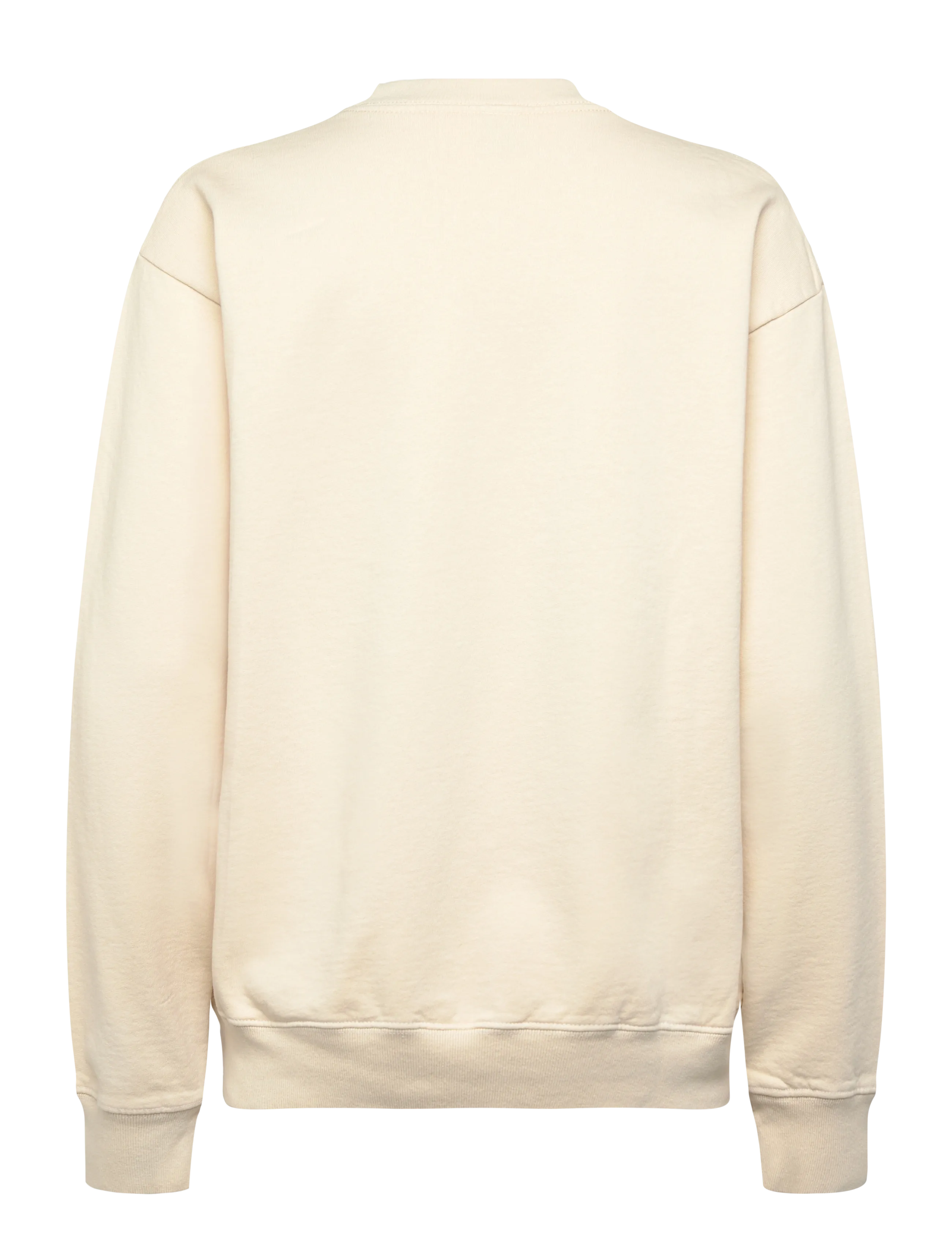 Sporty & Rich - H&W Crest Crewneck - sweatshirts & hættetrøjer - cream - 1