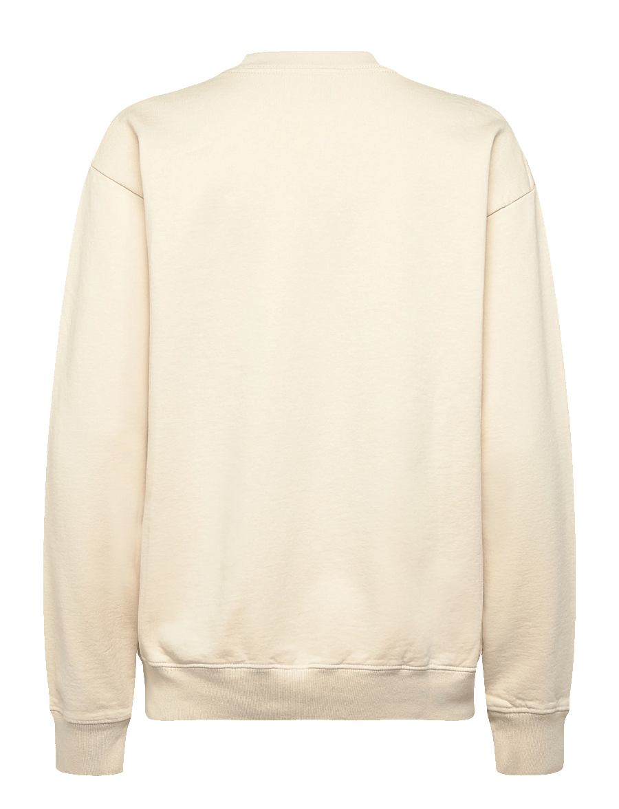 Sporty & Rich - H&W Crest Crewneck - sweatshirts & hoodies - cream - 1