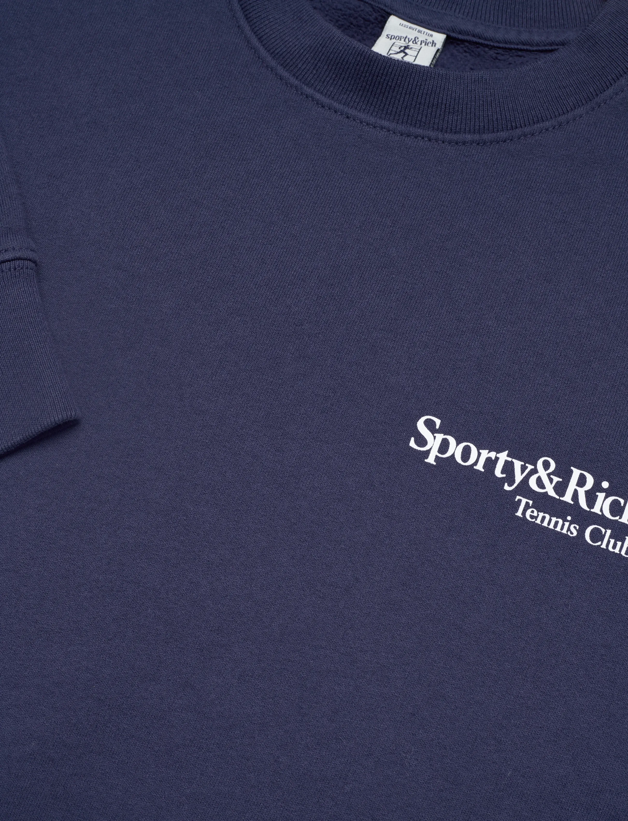 Sporty & Rich - Play Tennis Crewneck - dressipluusid ja kapuutsiga dressipluusid - dark navy - 2