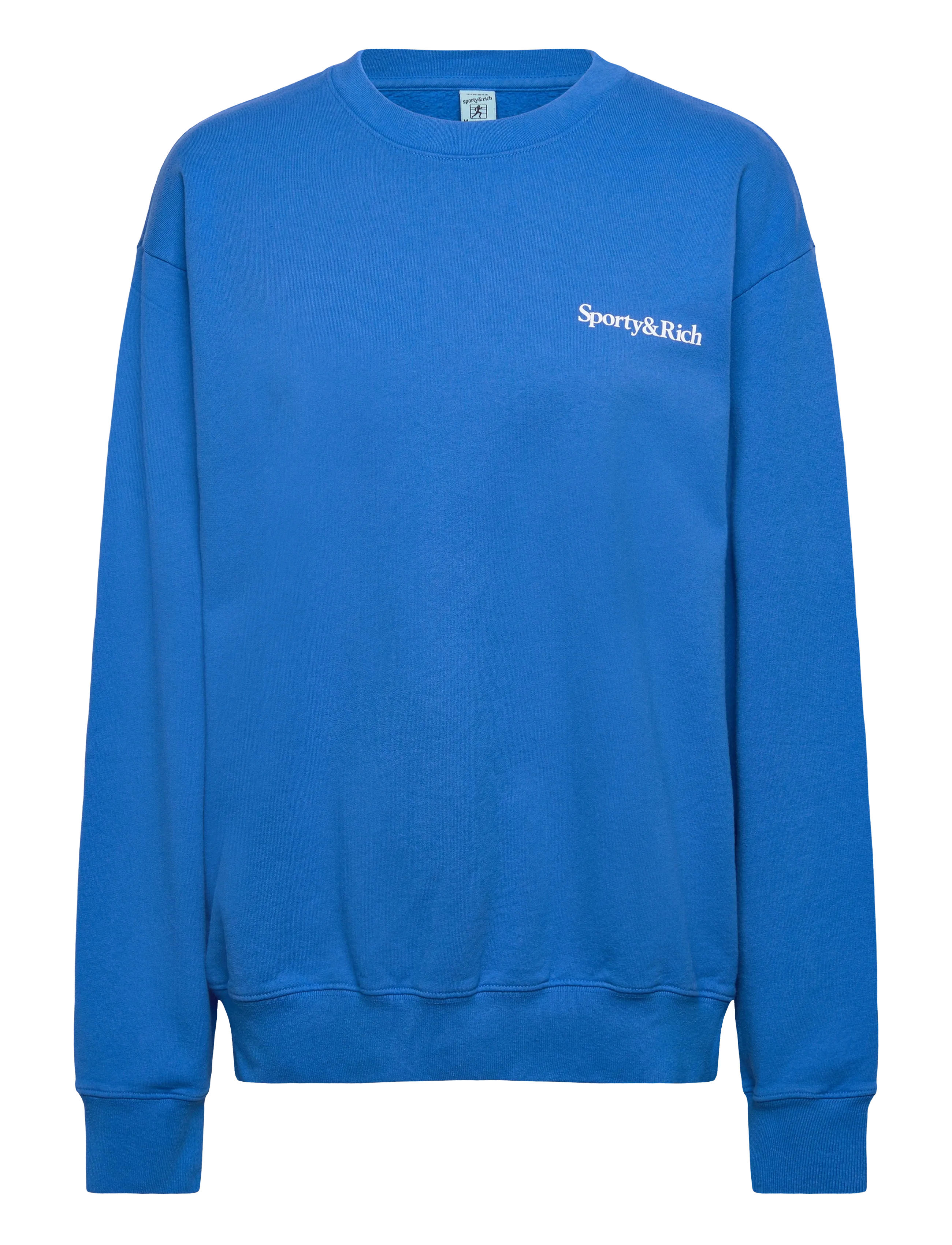 SPORTY & RICH Health Is Wealth Crewneck Blau - S - Damen