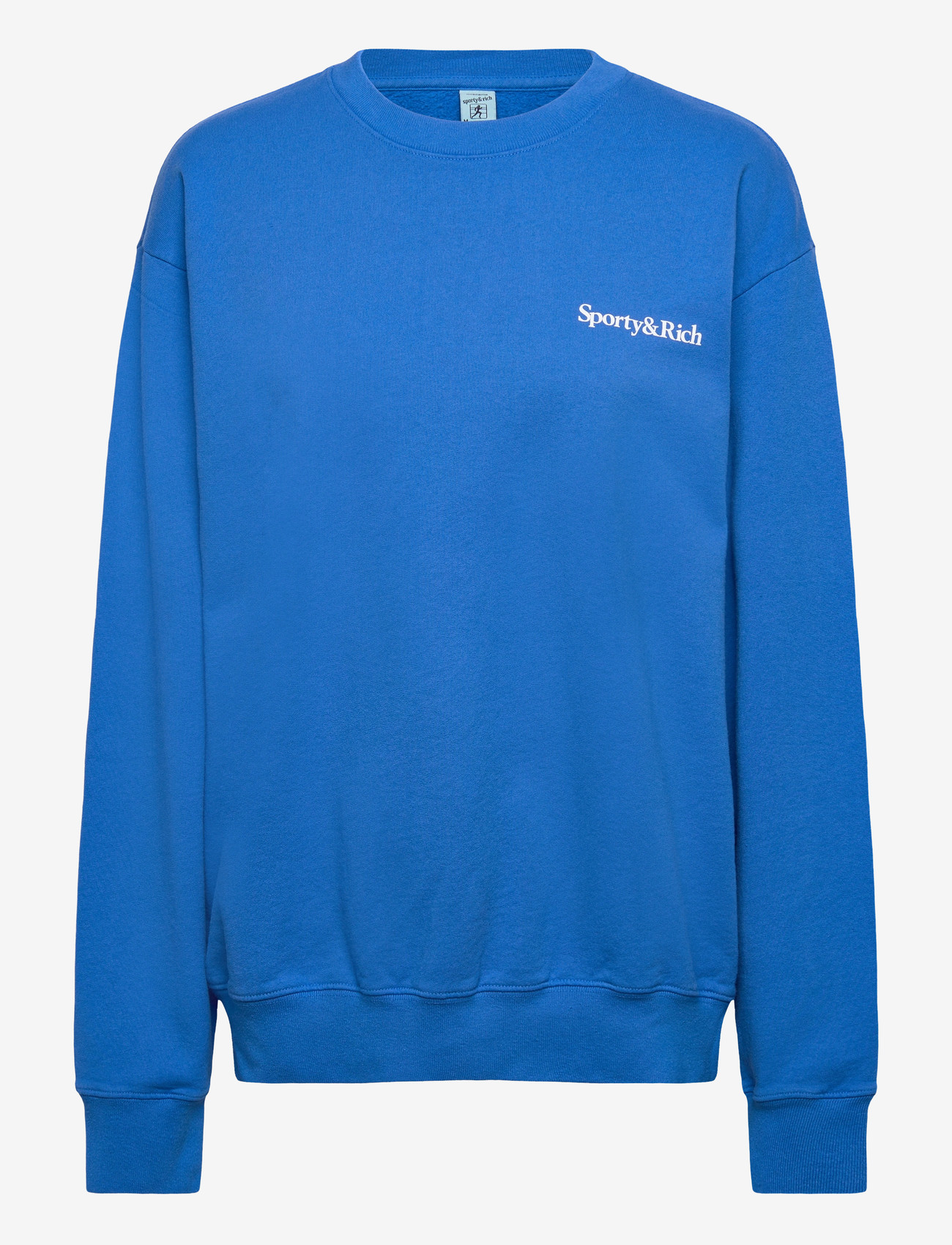 Sporty & Rich - Health is Wealth Crewneck - sweatshirts & hættetrøjer - paris blue - 0