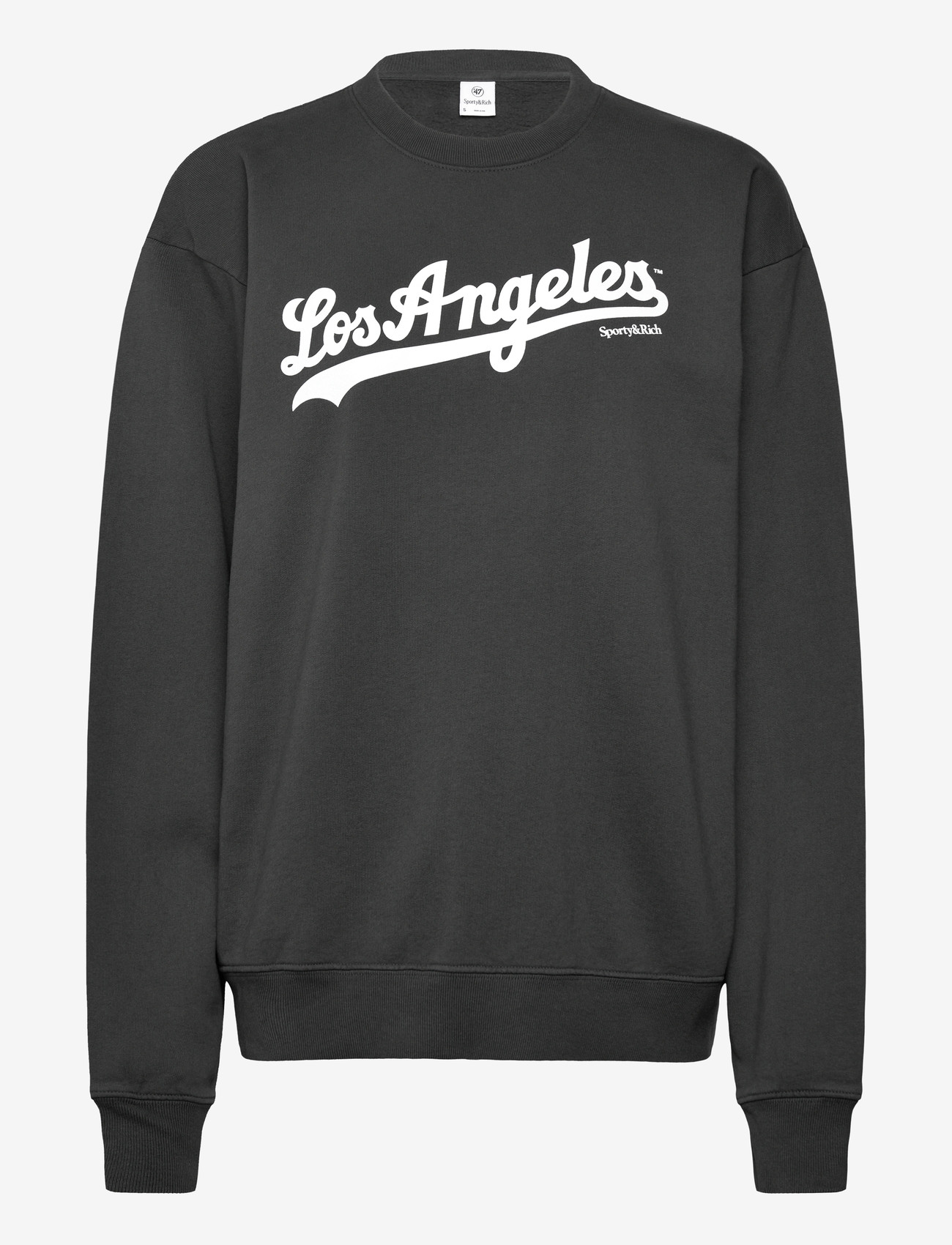 Sporty & Rich - Dodgers Crewneck - dressipluusid ja kapuutsiga dressipluusid - faded black - 0