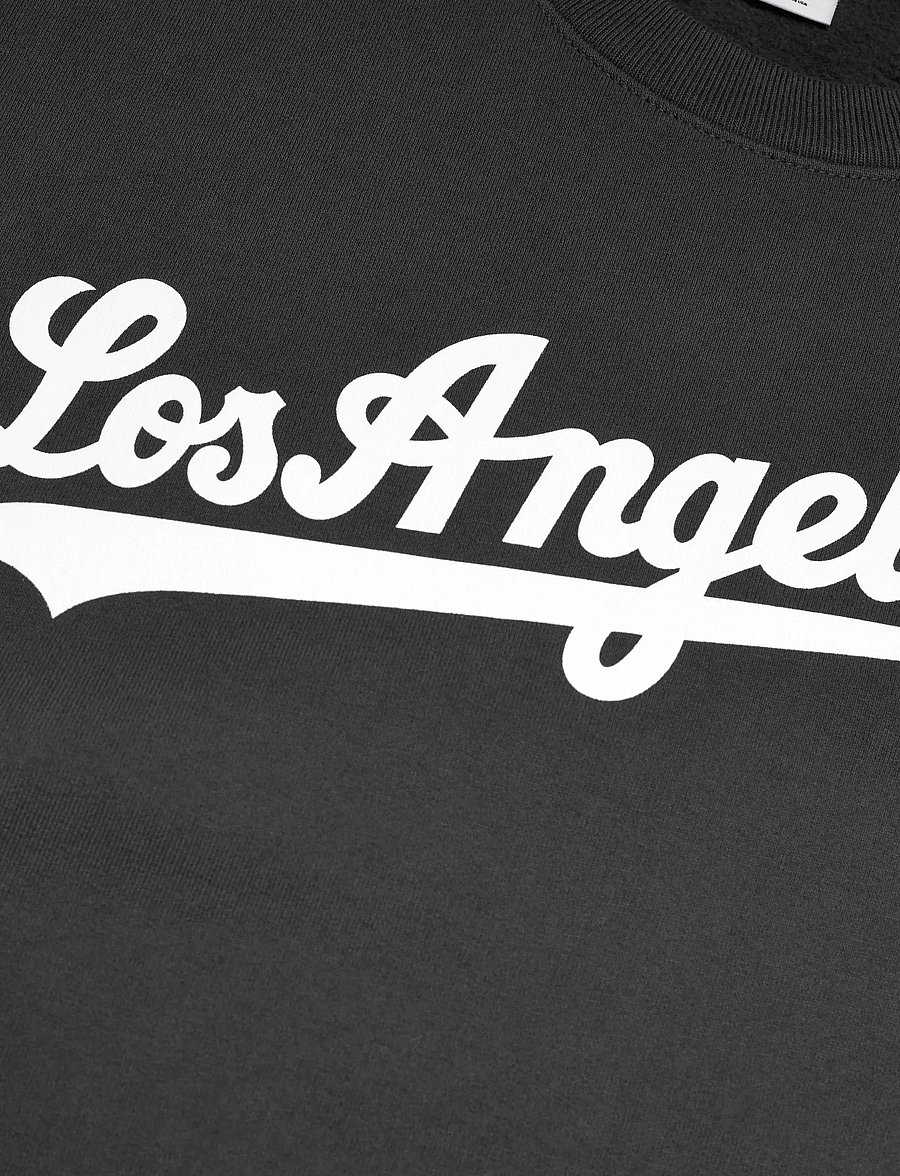 Sporty & Rich - Dodgers Crewneck - sweatshirts & hoodies - faded black - 5