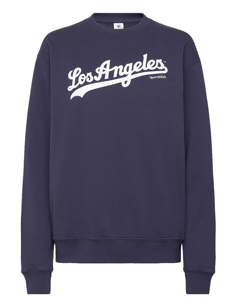 Sporty & Rich - Dodgers Crewneck - sweatshirts & hoodies - dark navy - 0