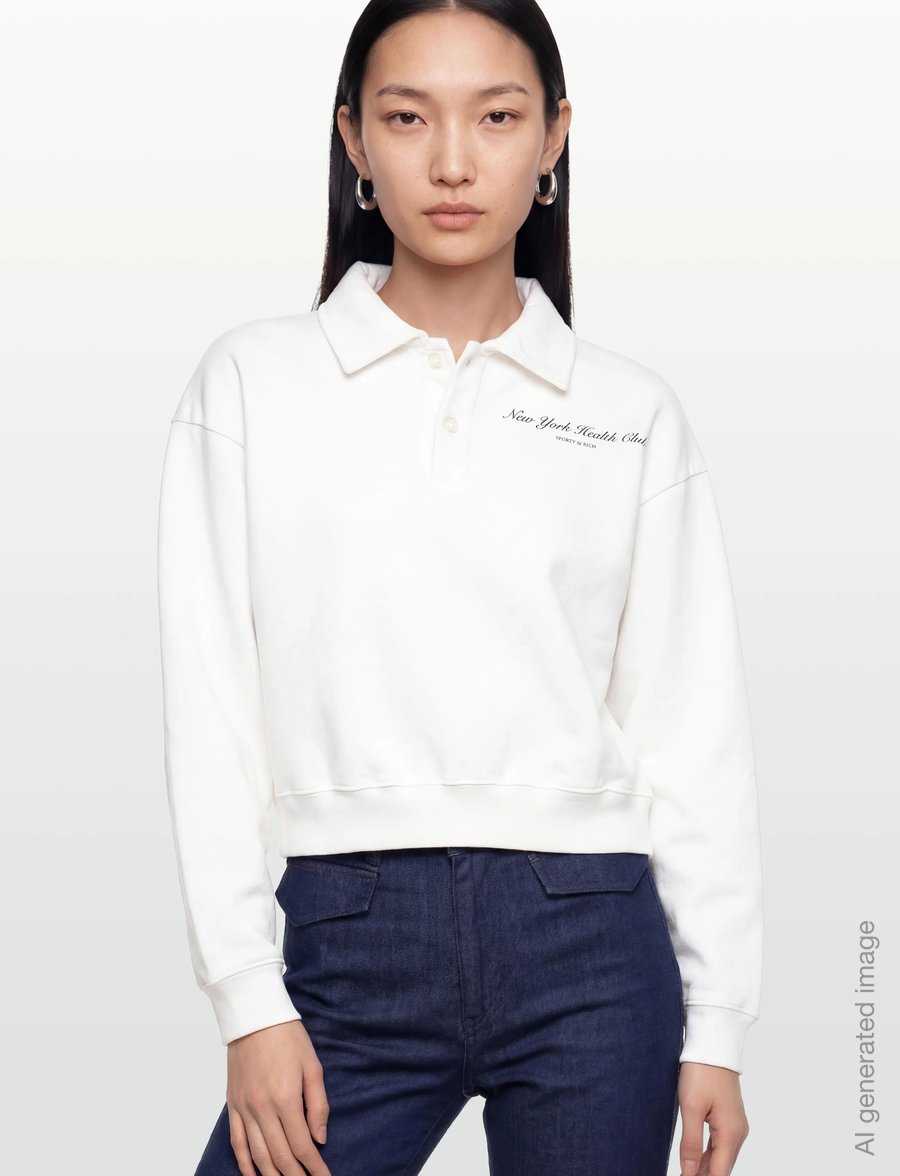 Sporty & Rich - NY Health Club Polo - t-särgid ja alussärgid - white - 3