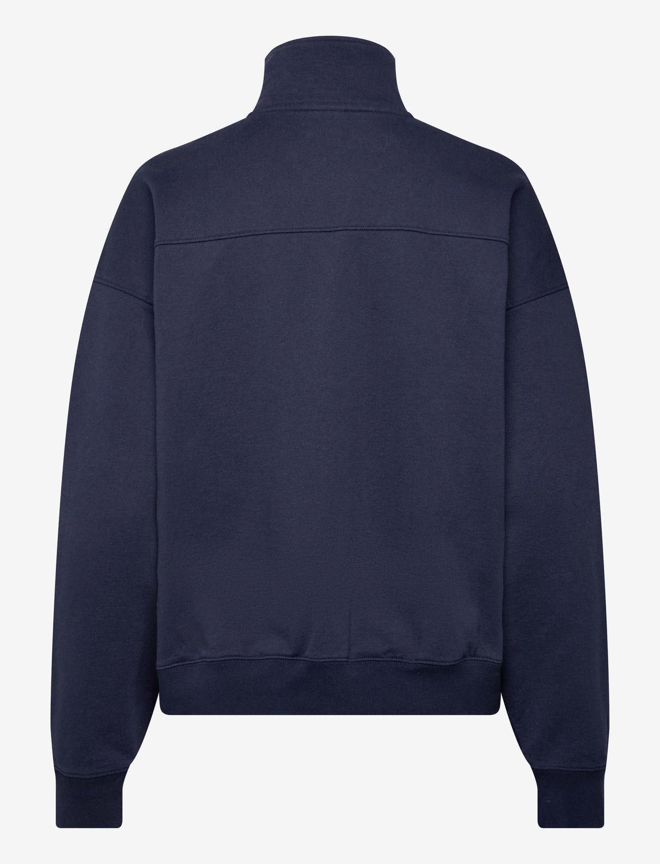 Sporty & Rich - Vendome Embroidered Quarter Zip - navy - 1