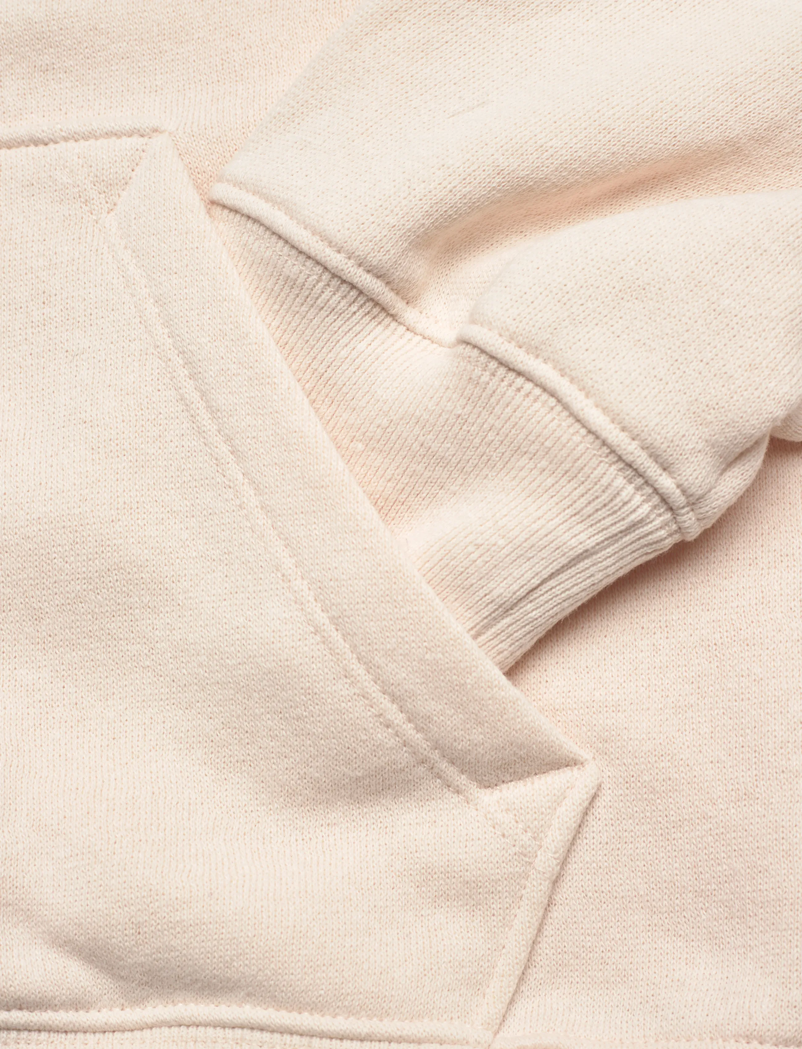 Sporty & Rich - BH Riding Club Soft Cropped Zip Hoodie - sweatshirts et sweats à capuche - cream - 3