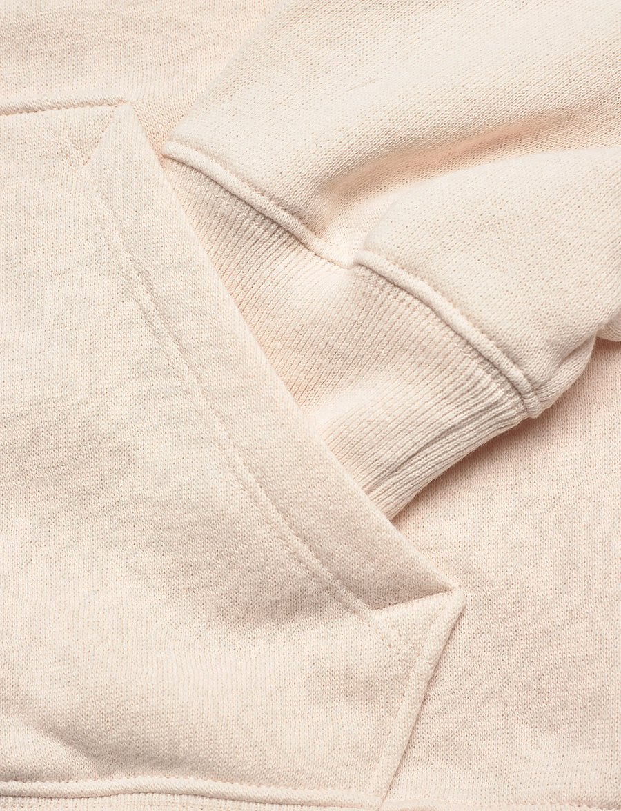Sporty & Rich - BH Riding Club Soft Cropped Zip Hoodie - sweatshirts & hoodies - cream - 3