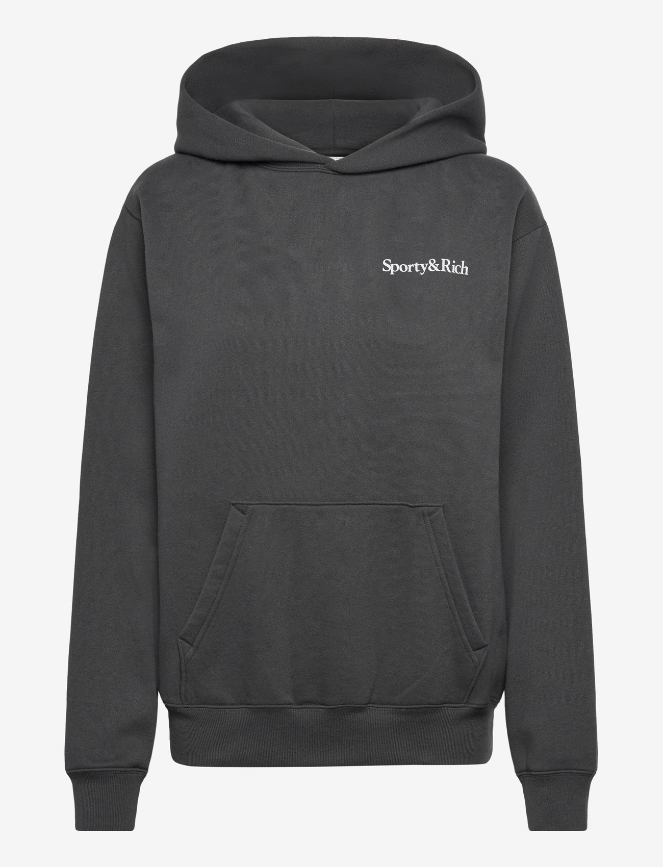 Sporty & Rich - Health Is Wealth Soft Hoodie - kapuzenpullover - faded black - 0