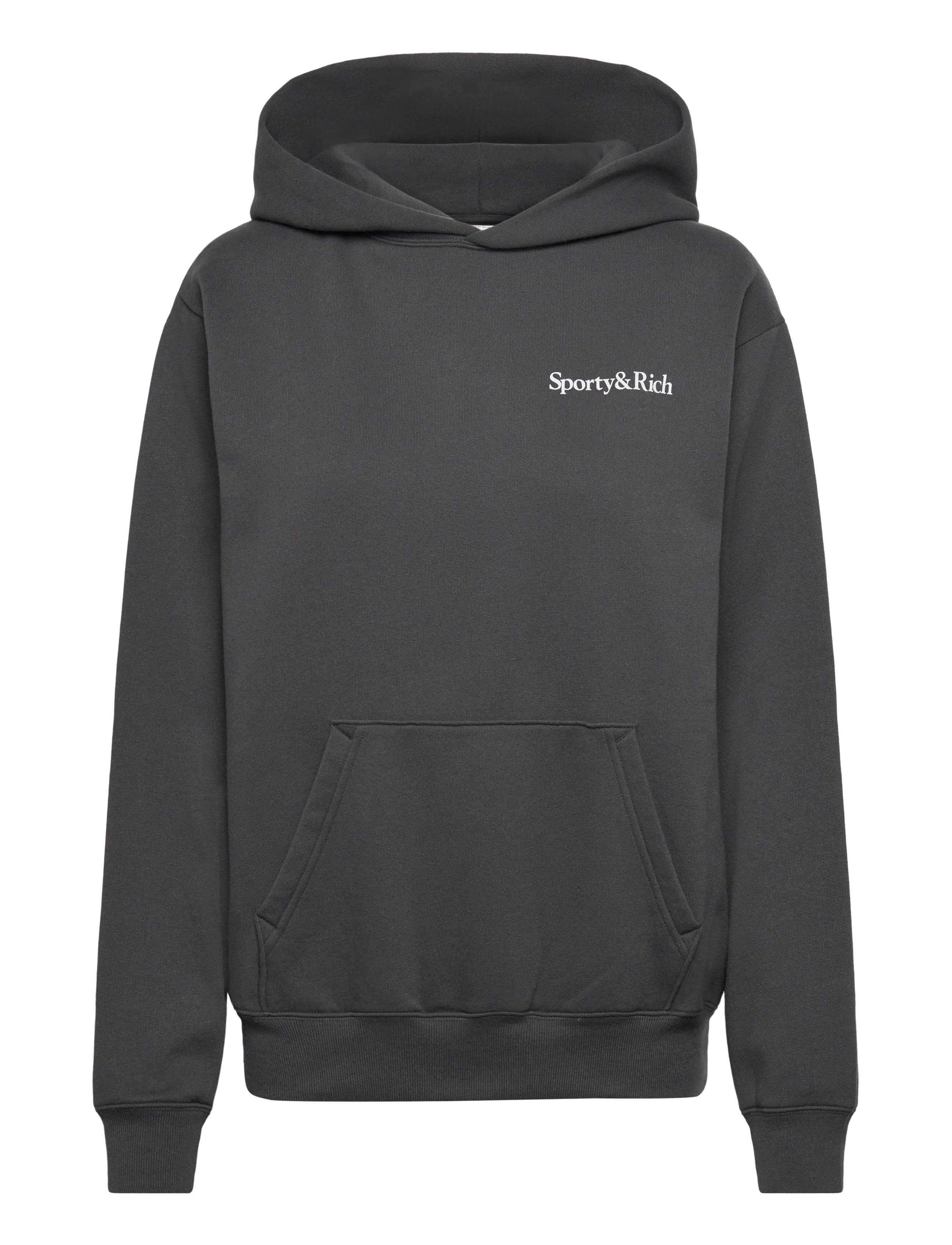 Sporty & Rich Health Is Wealth Soft Hoodie - Kleidung - FADED BLACK / grey