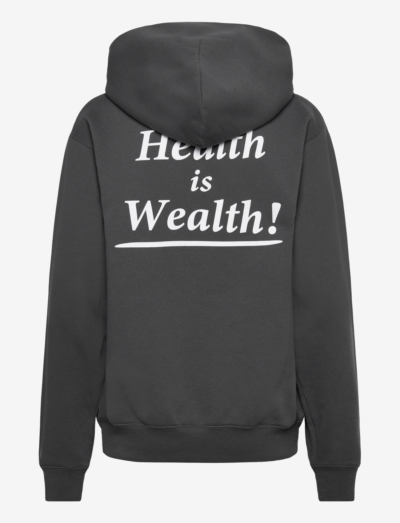 Sporty & Rich - Health Is Wealth Soft Hoodie - kapuzenpullover - faded black - 1