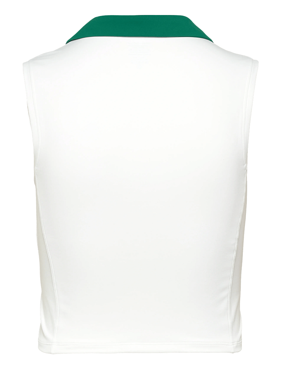 Sporty & Rich - SRC Sports Polo Vest - polo skyrtur - white/alpine - 2