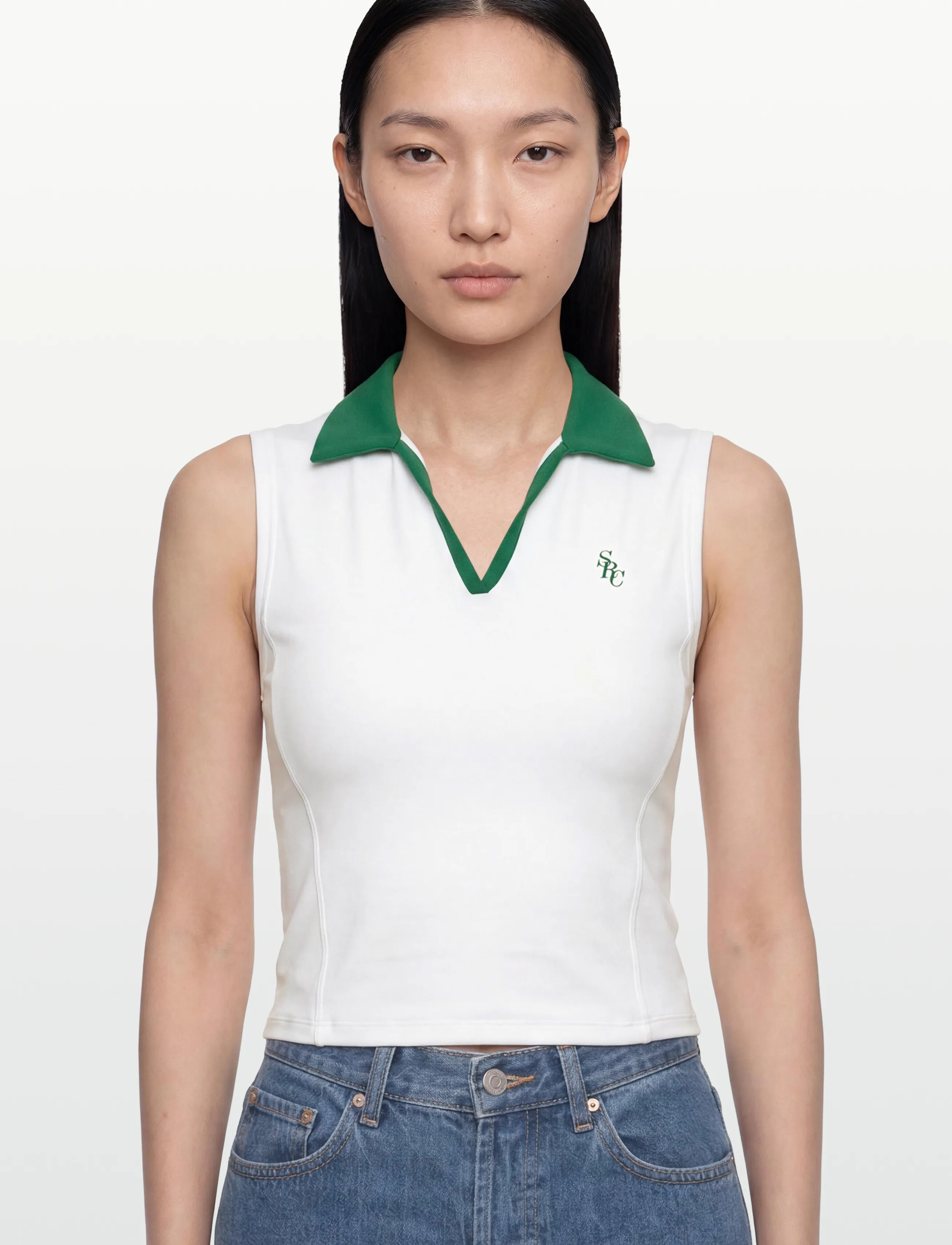 Sporty & Rich Src Sports Polo Vest pikéer dam – bild 2