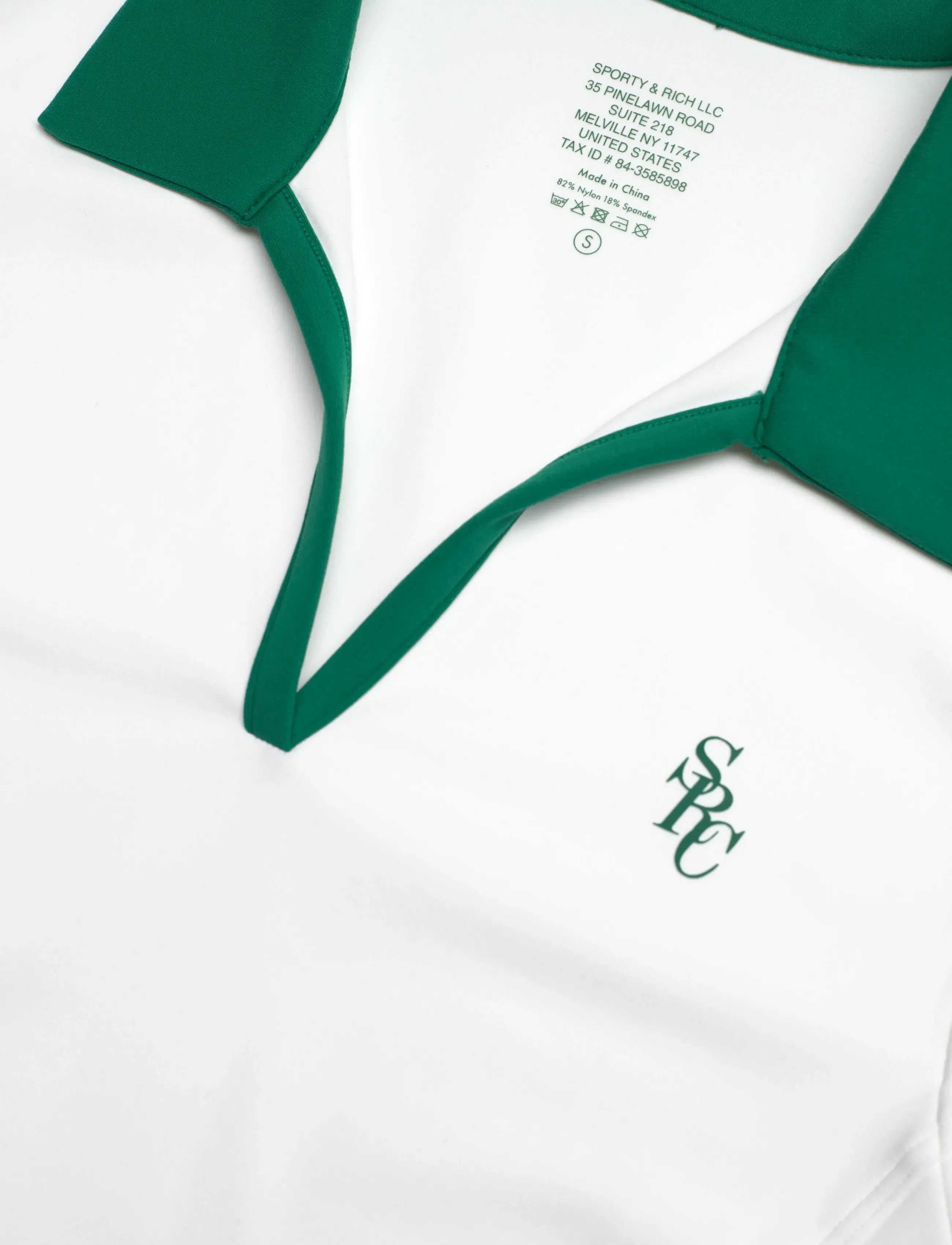 Sporty & Rich - SRC Sports Polo Vest - poloskjorter - white/alpine - 5
