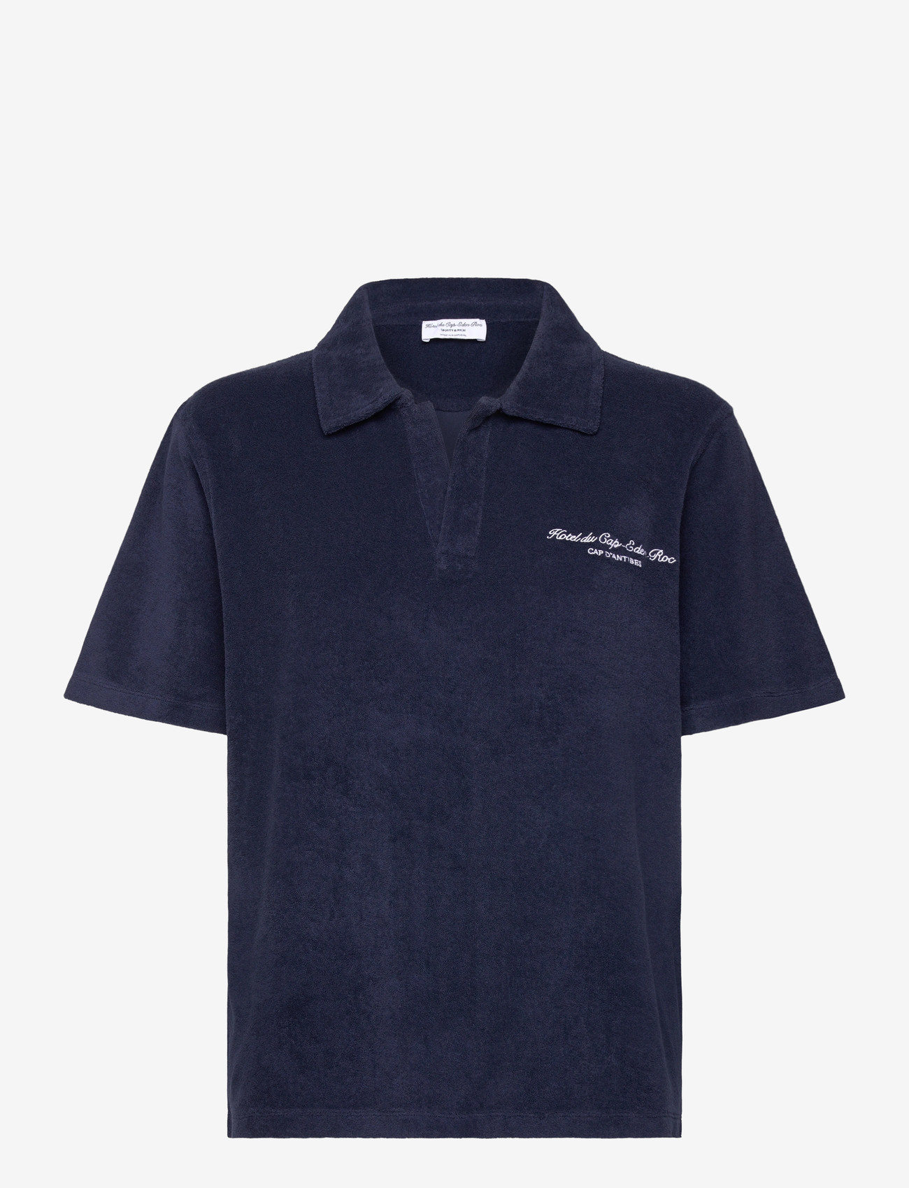 Sporty & Rich - Eden Script Terry Polo - pikéer - dark navy - 0
