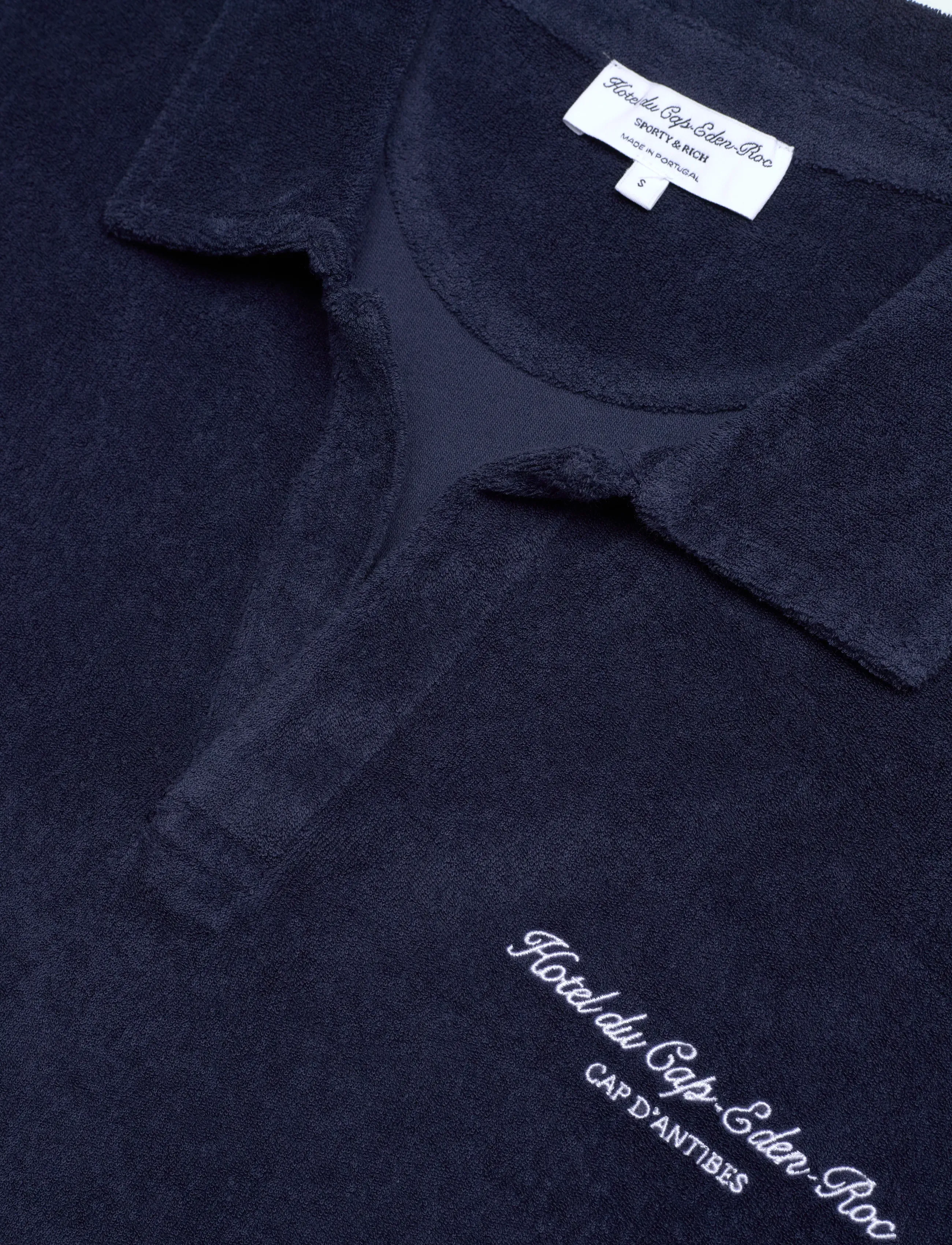 Sporty & Rich - Eden Script Terry Polo - poloer - dark navy - 2
