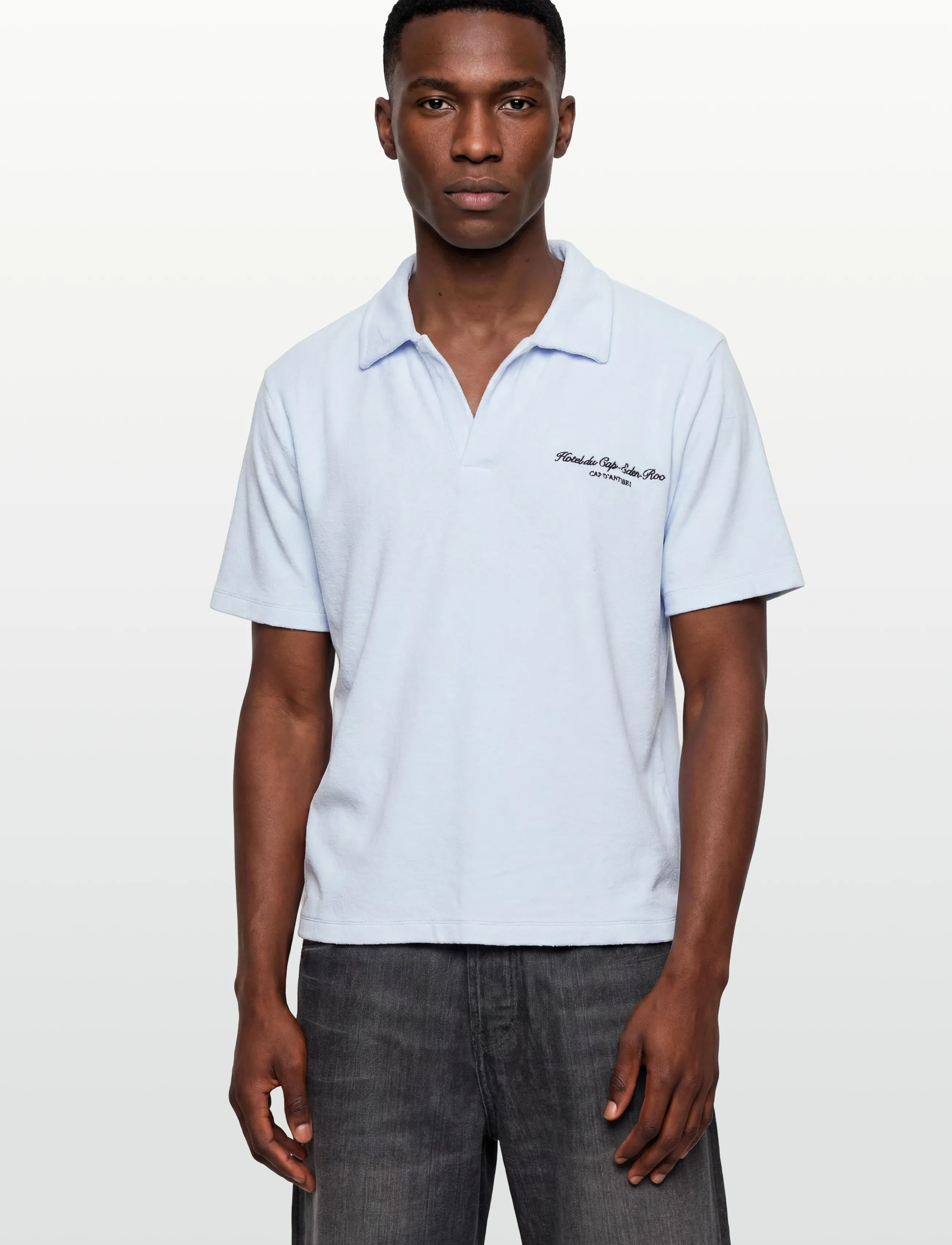 Sporty & Rich - Eden Script Terry Polo - poloer - ciel - 3