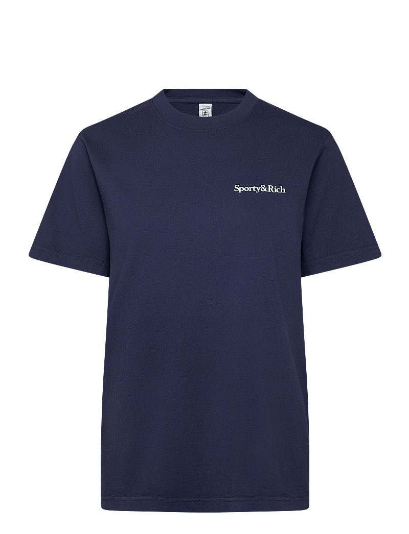 Sporty & Rich - Health is Wealth T-shirt - t-shirts - dark navy - 0