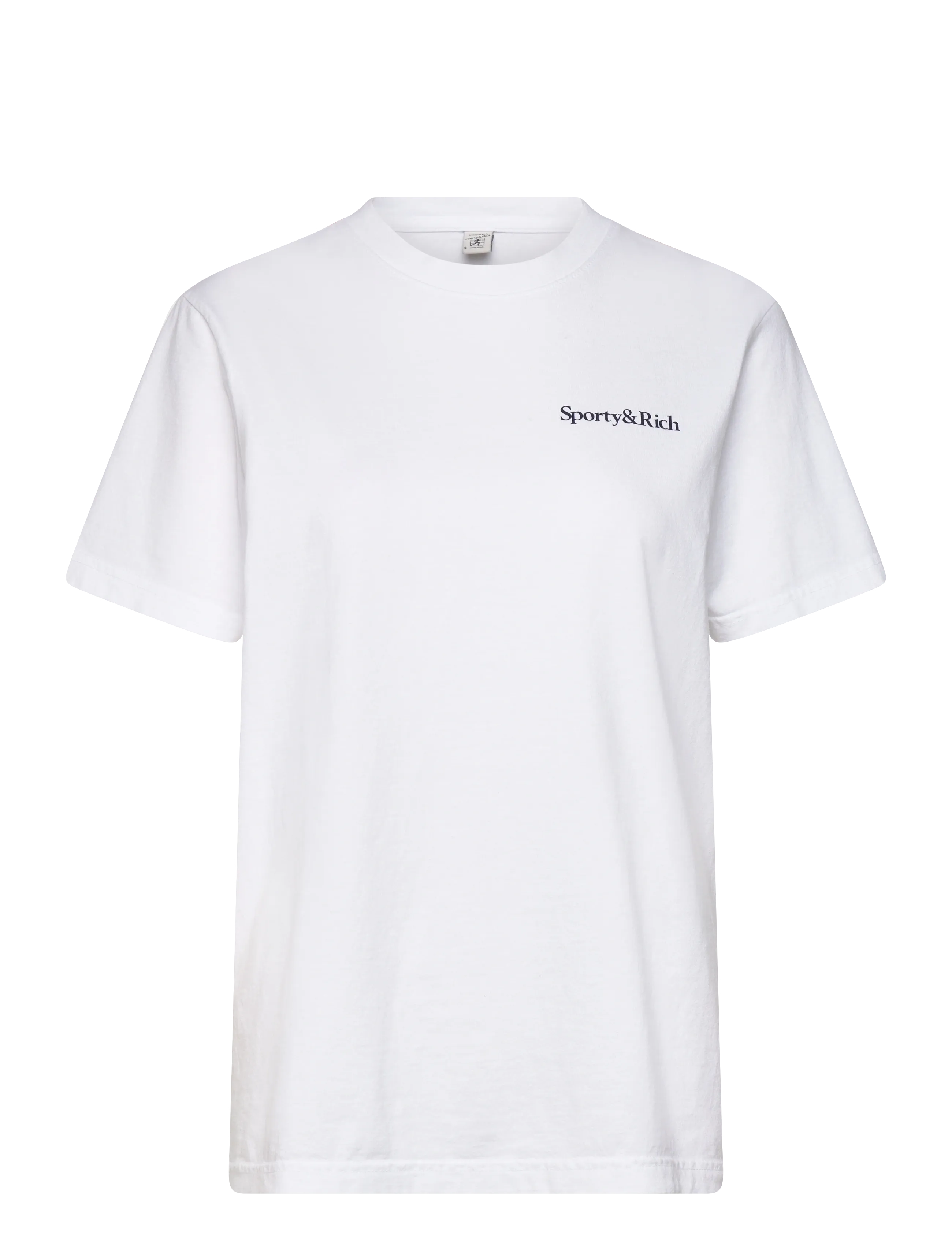 SPORTY & RICH Health Is Wealth T-Shirt Weiß - XS - Damen