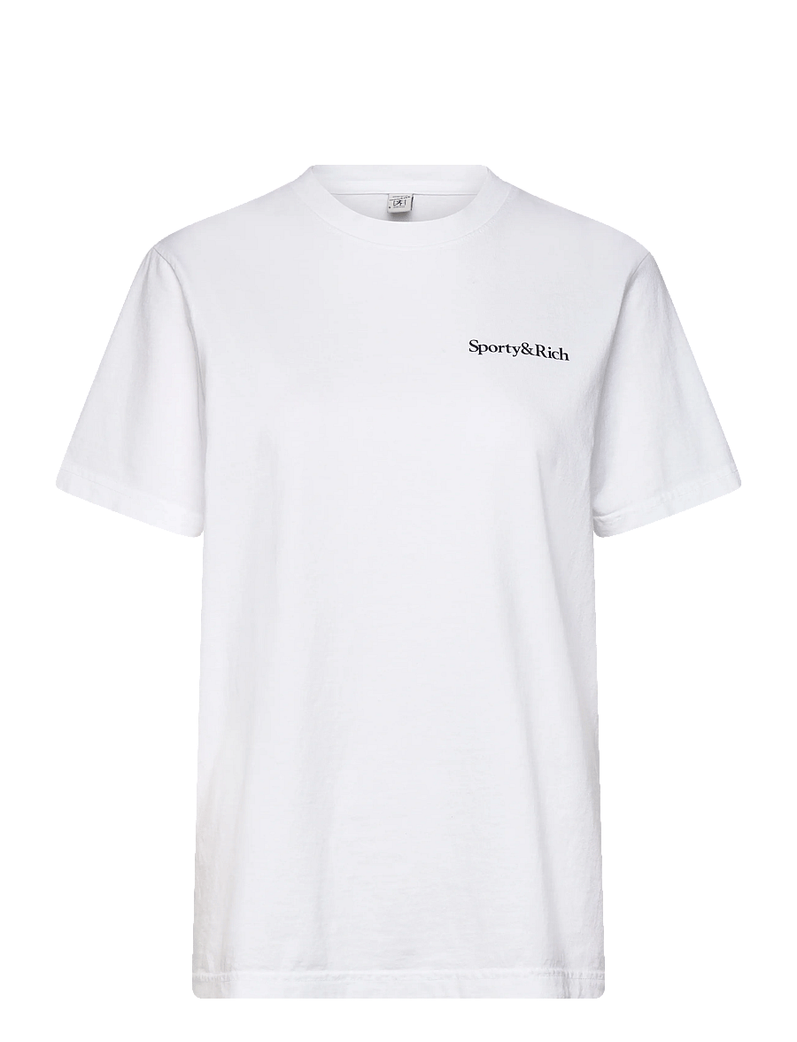 Sporty & Rich - Health is Wealth T-shirt - t-shirts - white - 1