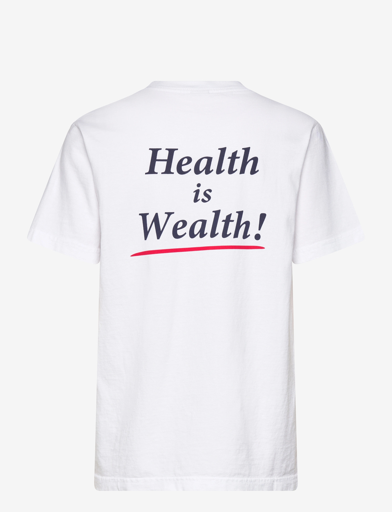Sporty & Rich - Health is Wealth T-shirt - t-shirts - white - 1