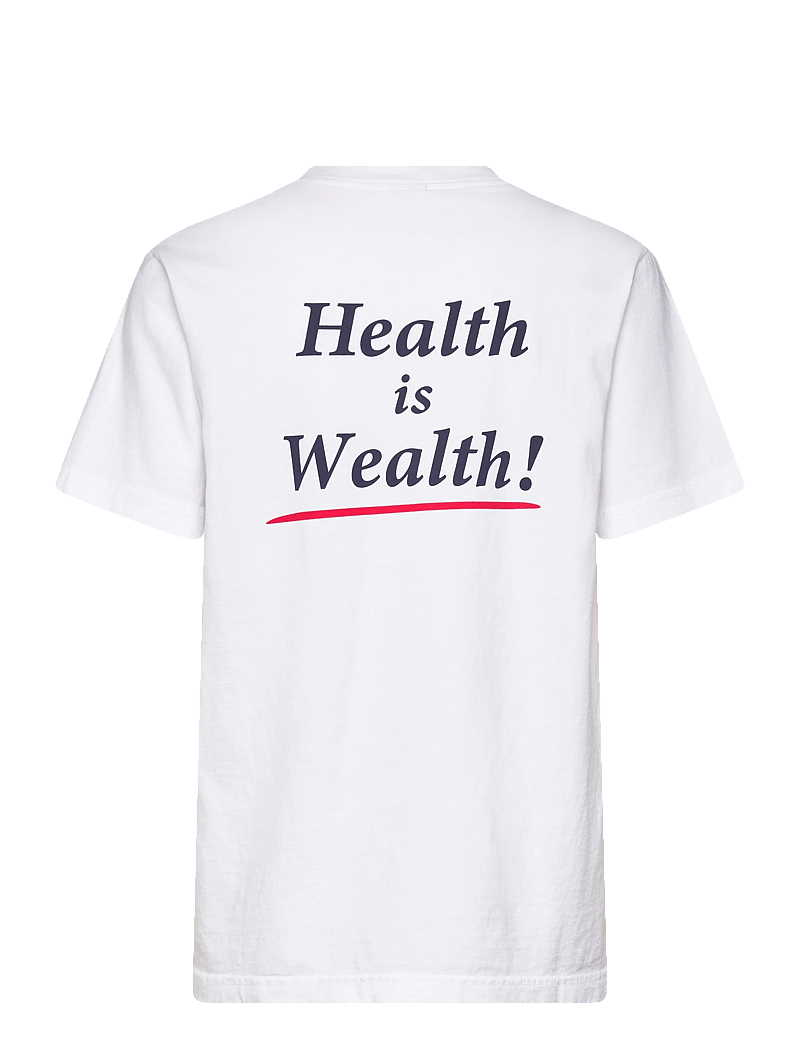 Sporty & Rich - Health is Wealth T-shirt - t-shirts - white - 1