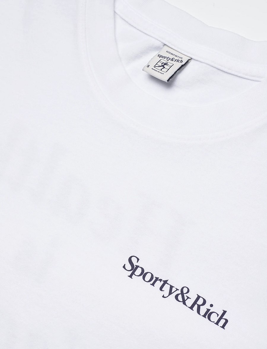 Sporty & Rich - Health is Wealth T-shirt - t-shirts - white - 5