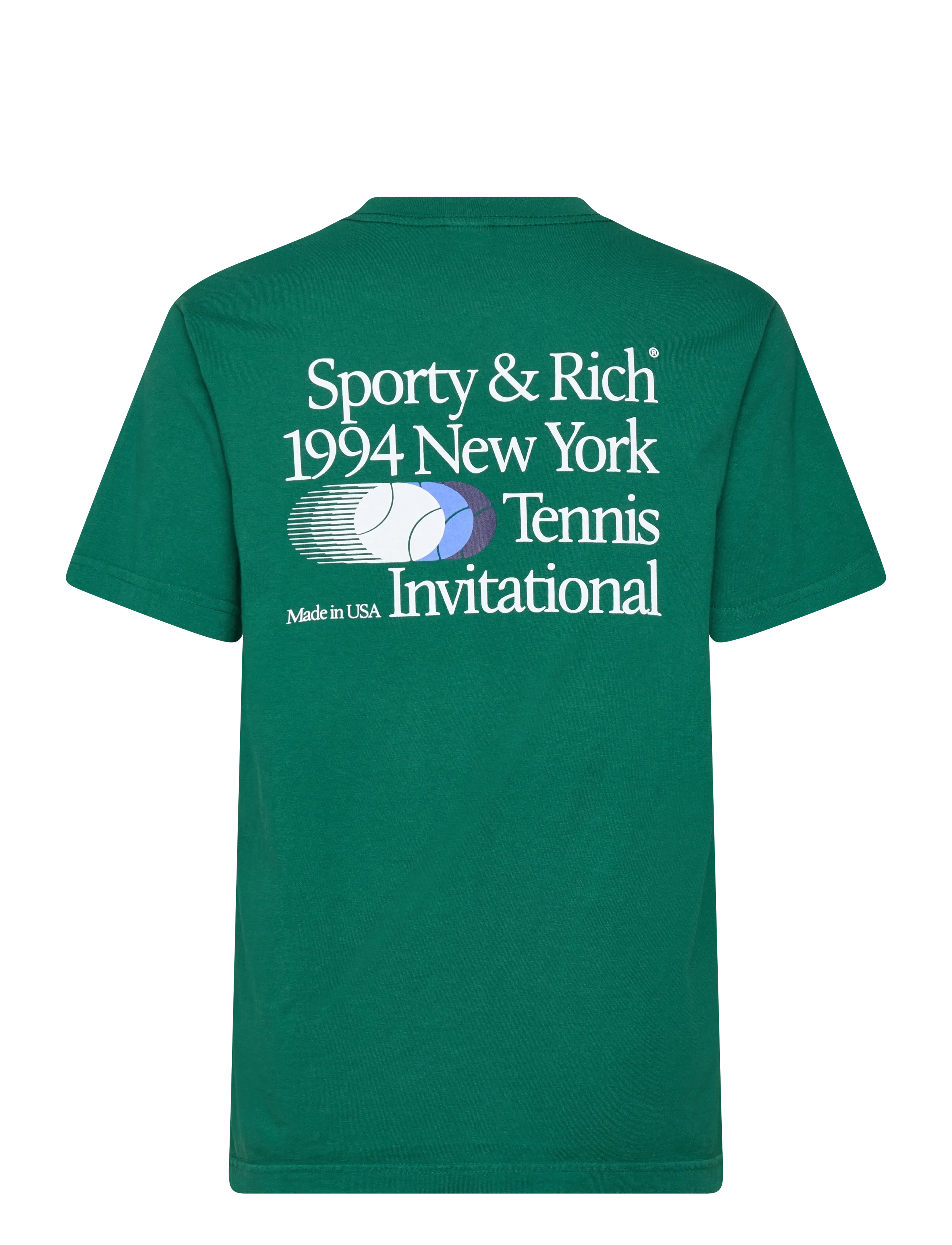 Sporty & Rich - Invitational T-Shirt - t-shirts & tops - alpine - 1