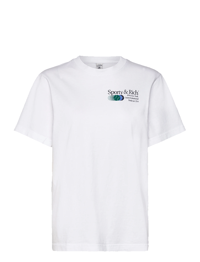 Sporty & Rich - Invitational T-Shirt - t-shirts & tops - white - 0
