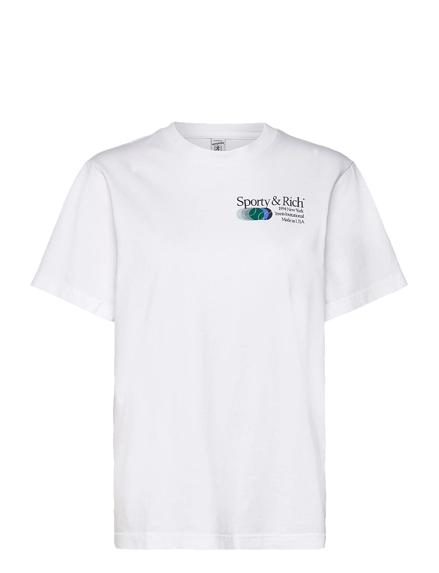 Sporty & Rich - Invitational T-Shirt - t-shirts - white - 0