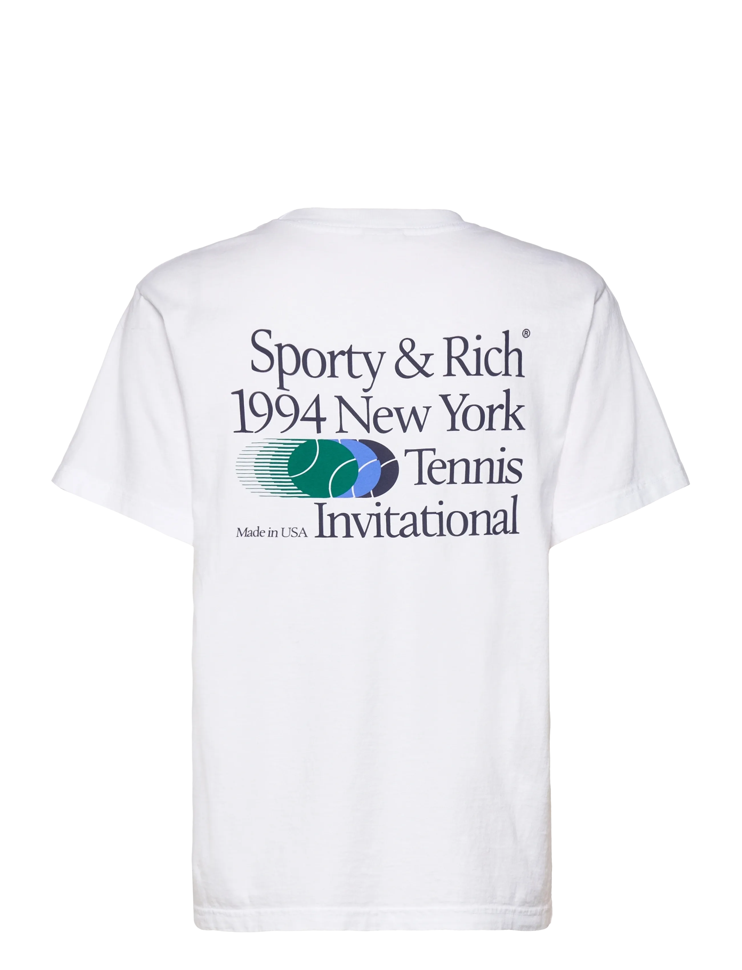 Sporty & Rich - Invitational T-Shirt - t-shirts & tops - white - 1