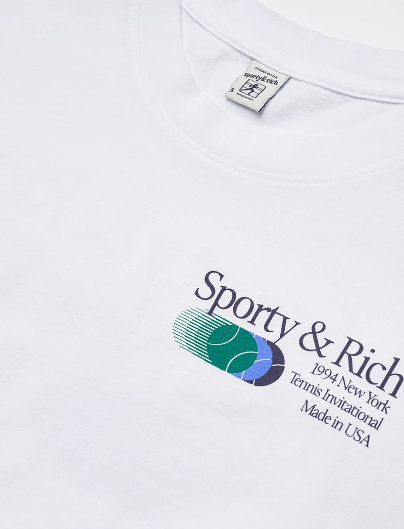 Sporty & Rich - Invitational T-Shirt - t-shirts & tops - white - 2