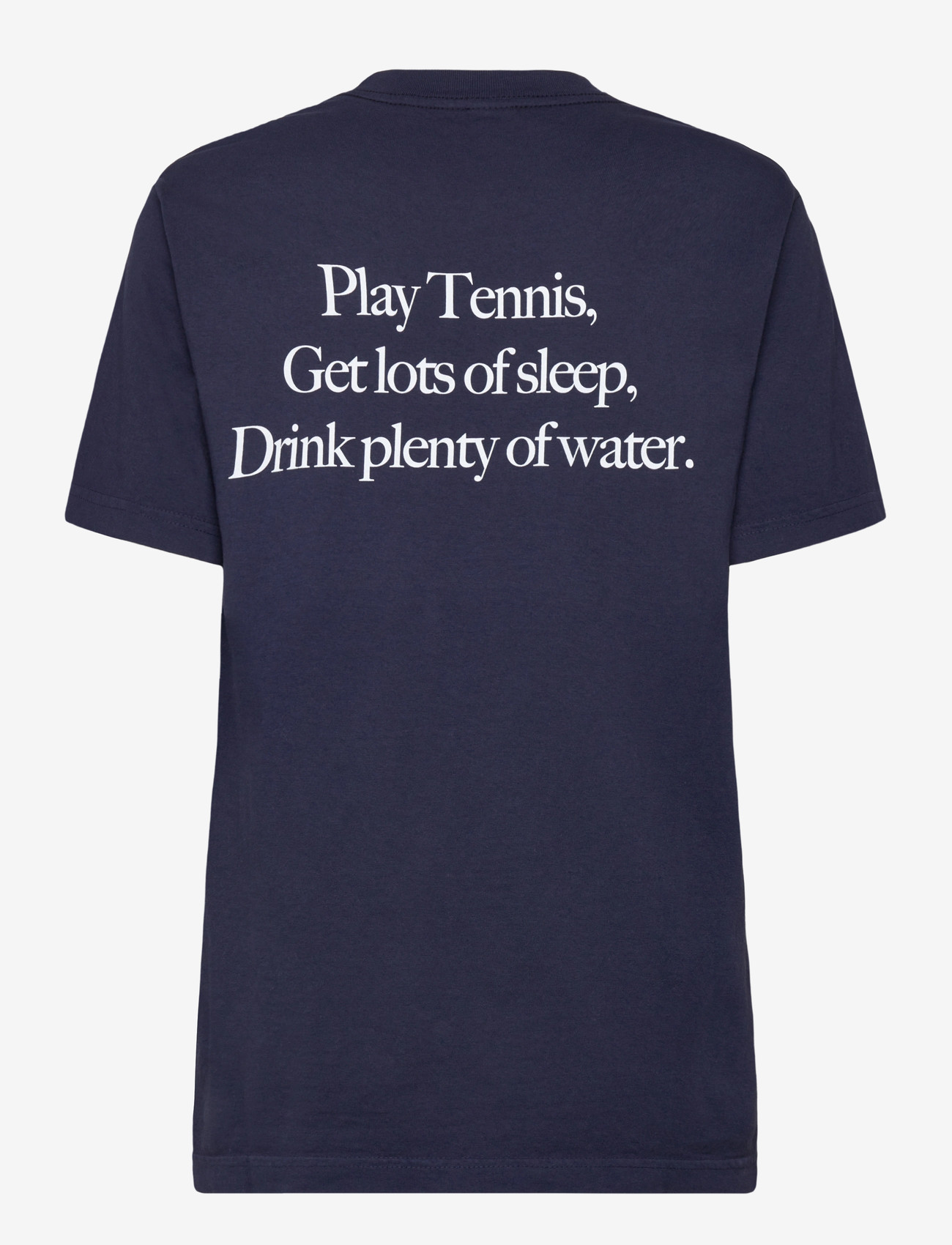 Sporty & Rich - Play Tennis T-Shirt - t-shirts & tops - dark navy - 1