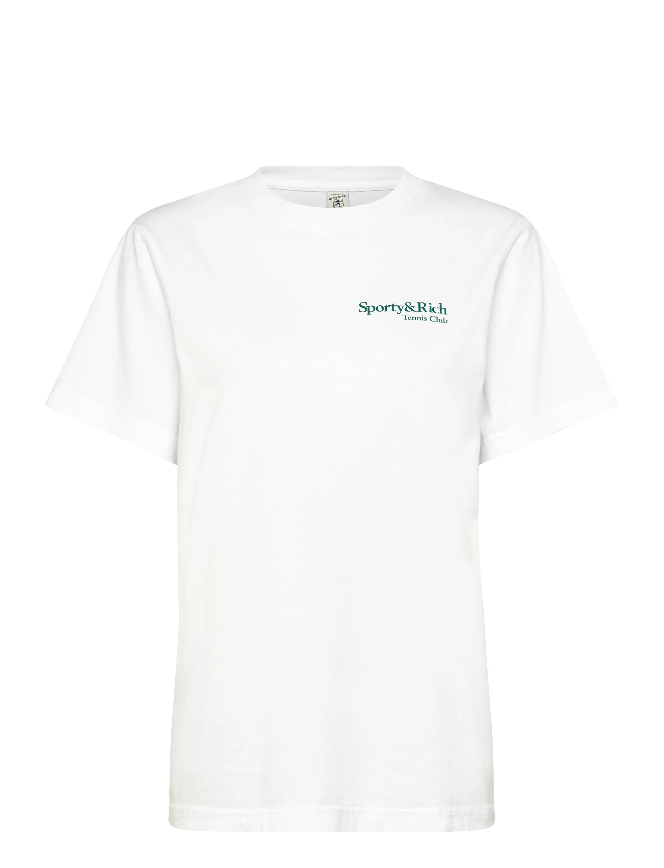 SPORTY & RICH Play Tennis T-Shirt Weiß - XS - Damen