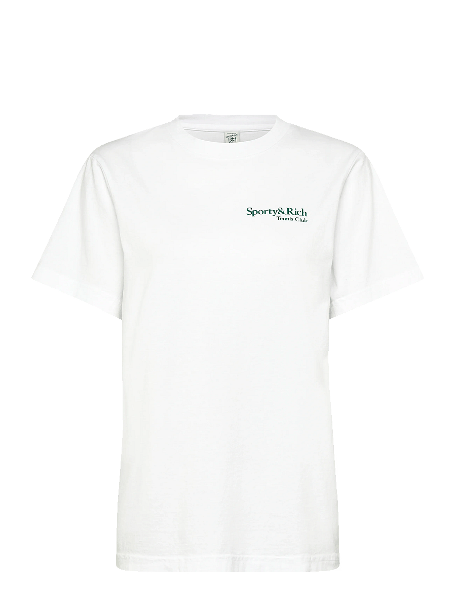 Sporty & Rich - Play Tennis T-Shirt - t-shirts & tops - white - 0