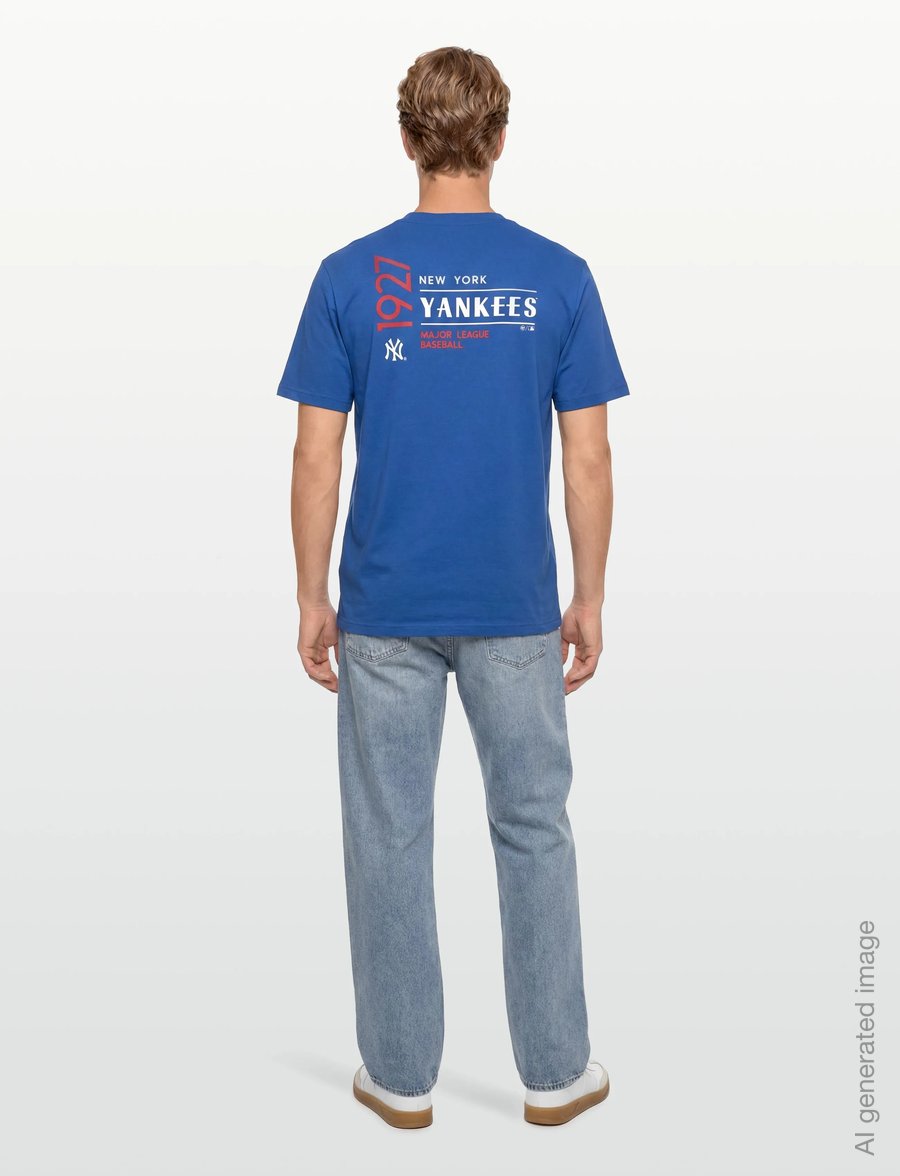Sporty & Rich - Slugger T-Shirt - t-shirts & tops - team blue - 4