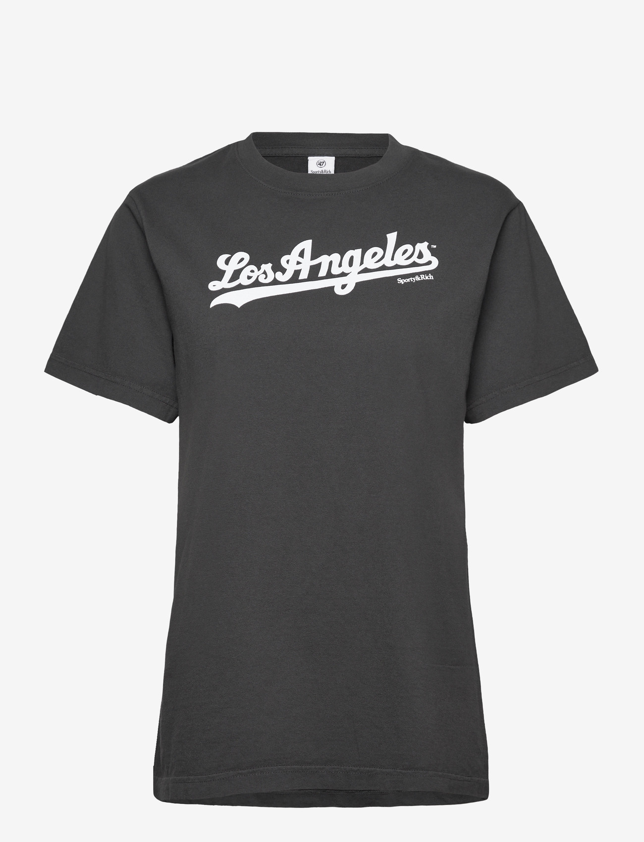 Sporty & Rich - Dodgers T-Shirt - t-shirts - faded black - 0