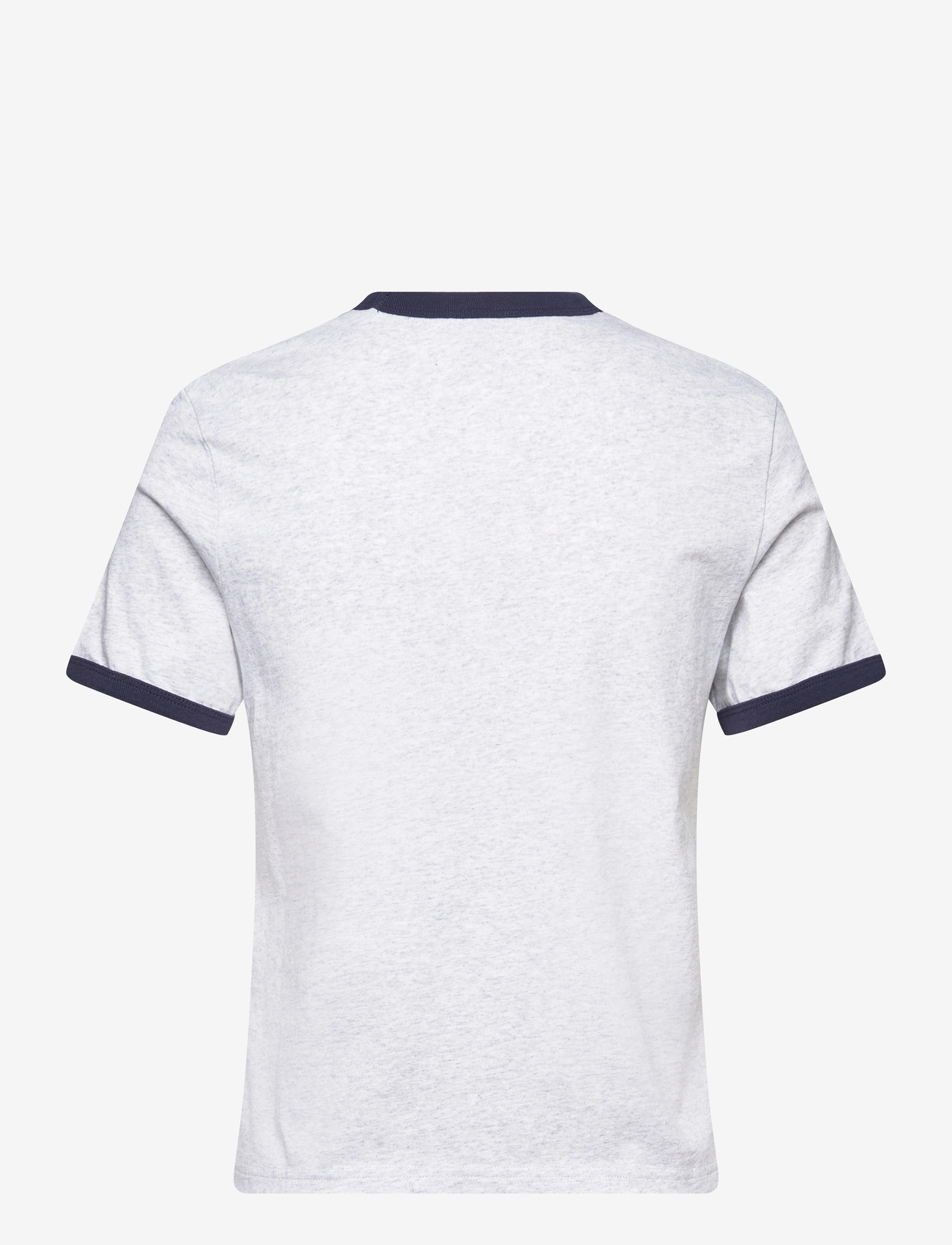 Sporty & Rich - RH Riding Club Ringer Tee - t-särgid - heather gray/dark navy - 1