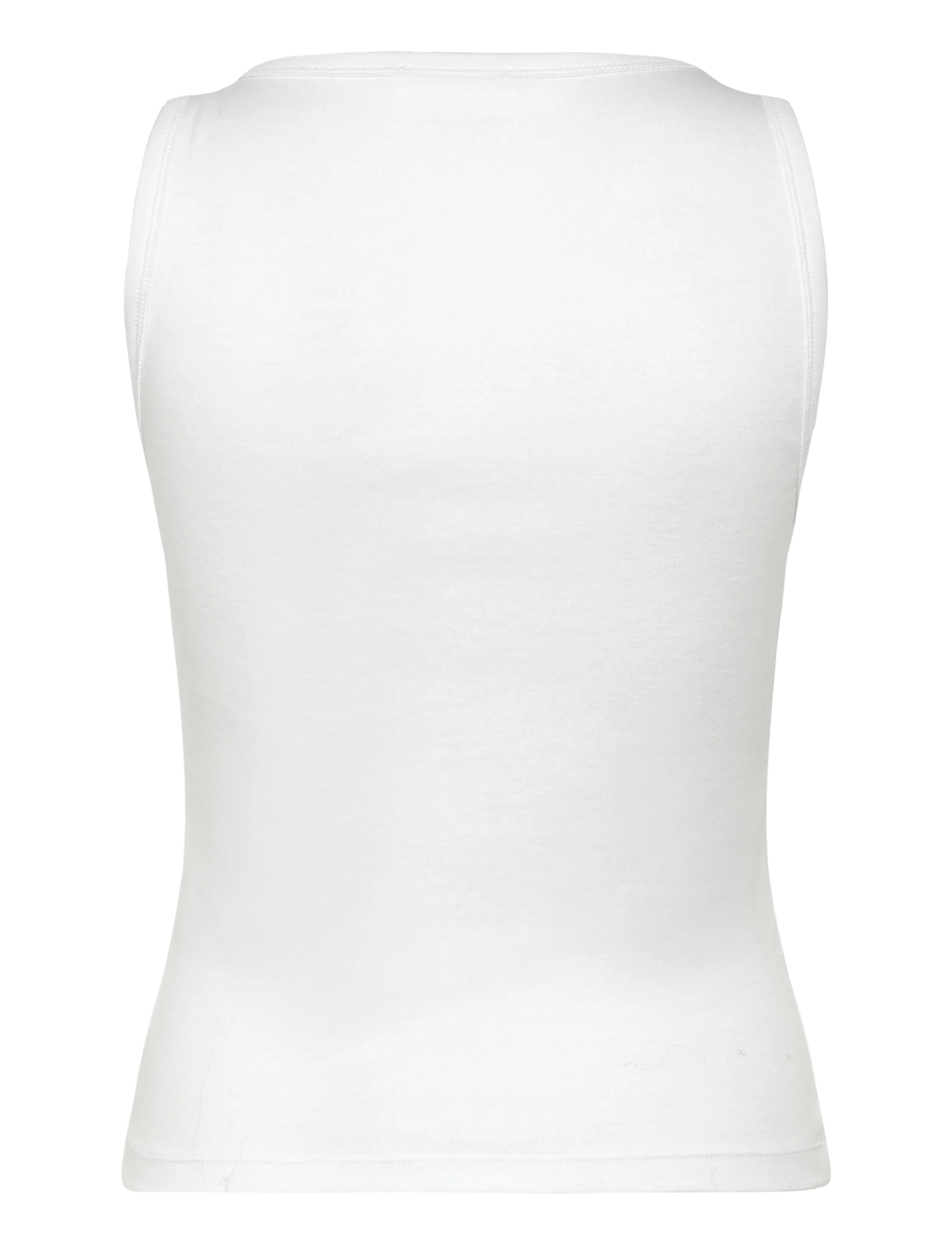Sporty & Rich - SHRWC Baby Rib Tank - stuttermarbolir og toppar - white - 1