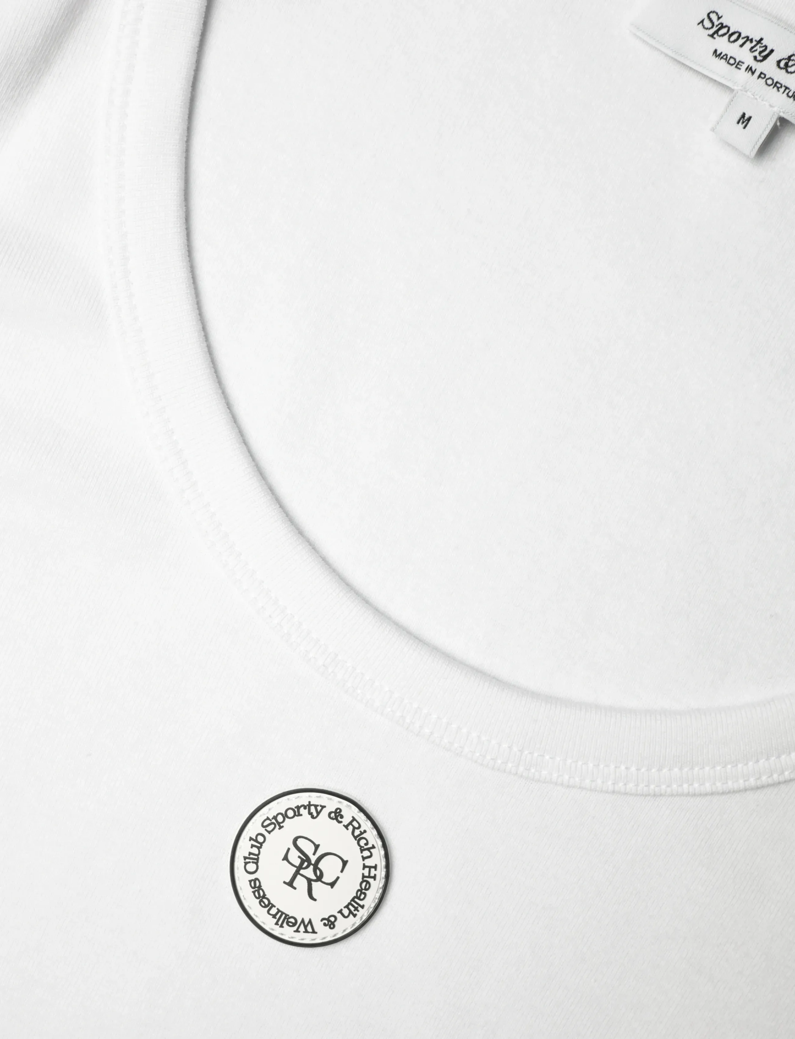 Sporty & Rich - SHRWC Baby Rib Tank - stuttermarbolir og toppar - white - 2